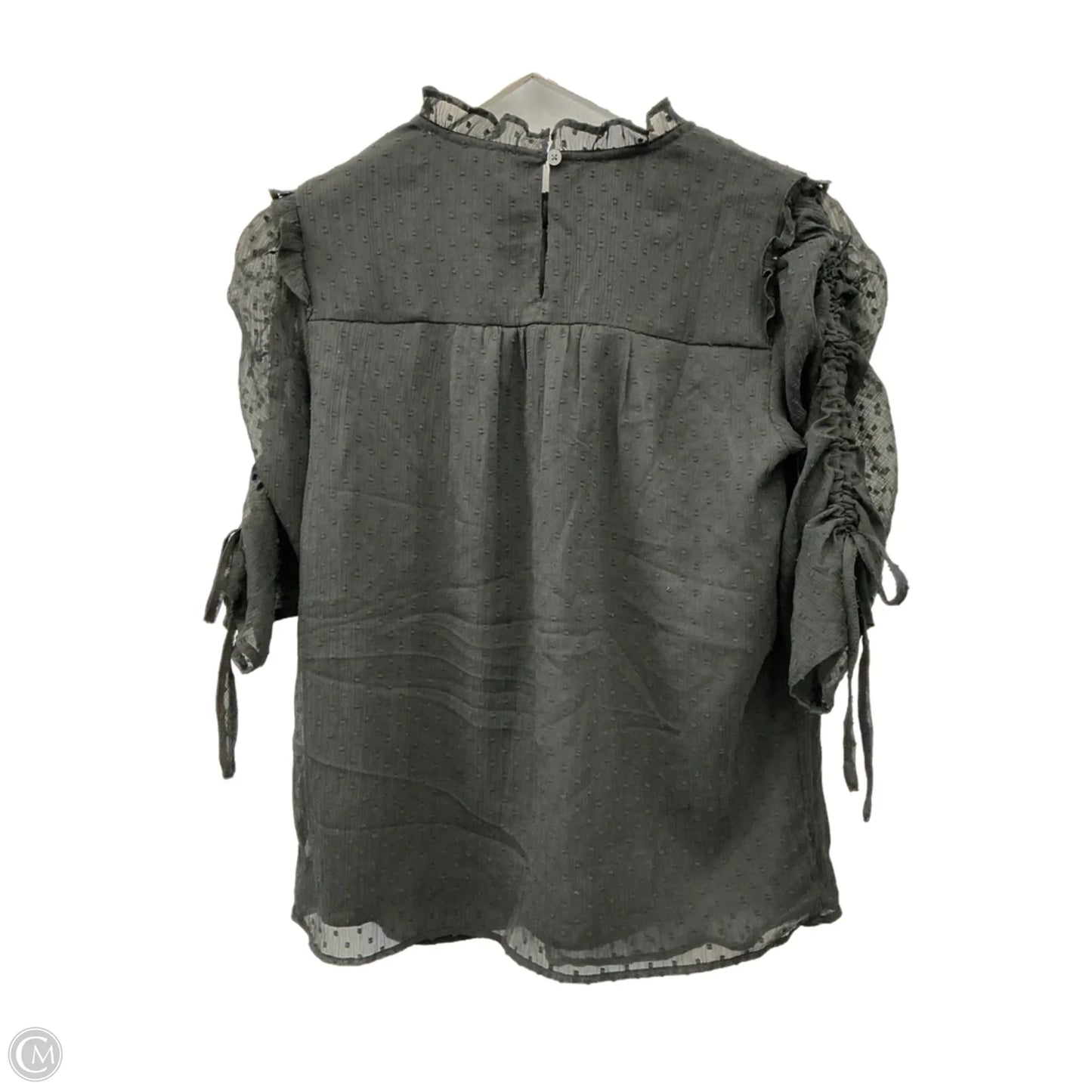 Top Short Sleeve By Loft In Black, Size: Xs