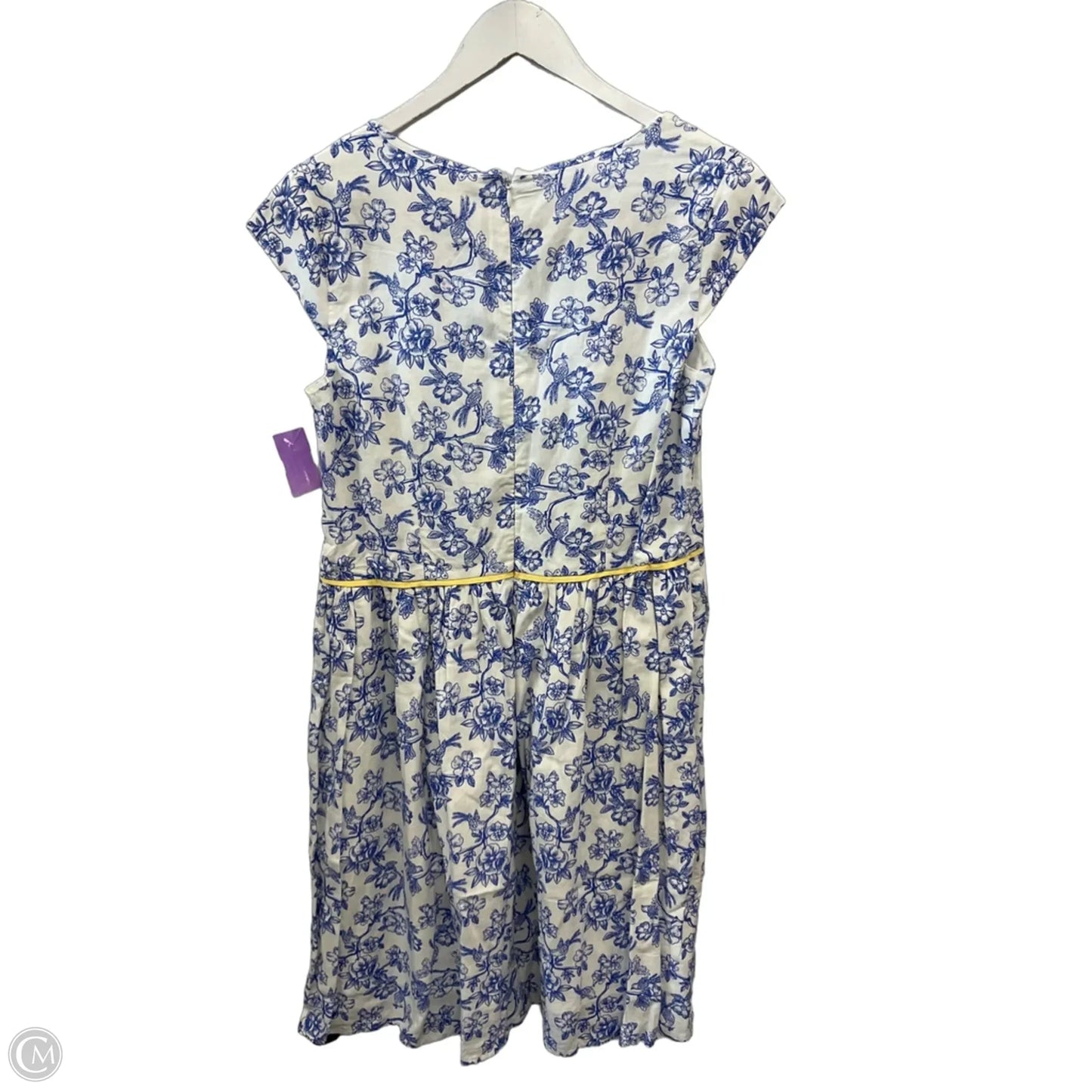 Dress Casual Short By Matilda Jane In Blue & White, Size: M
