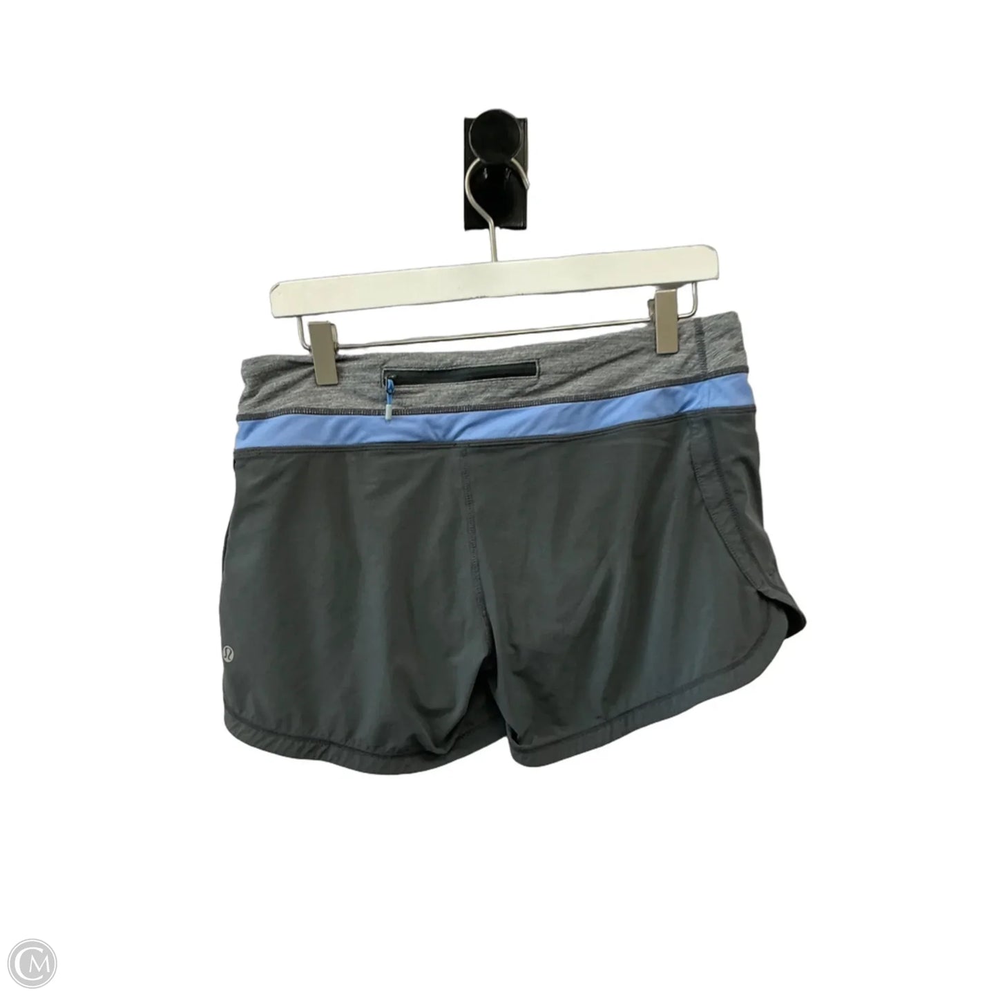 Athletic Shorts By Lululemon In Grey, Size: 8