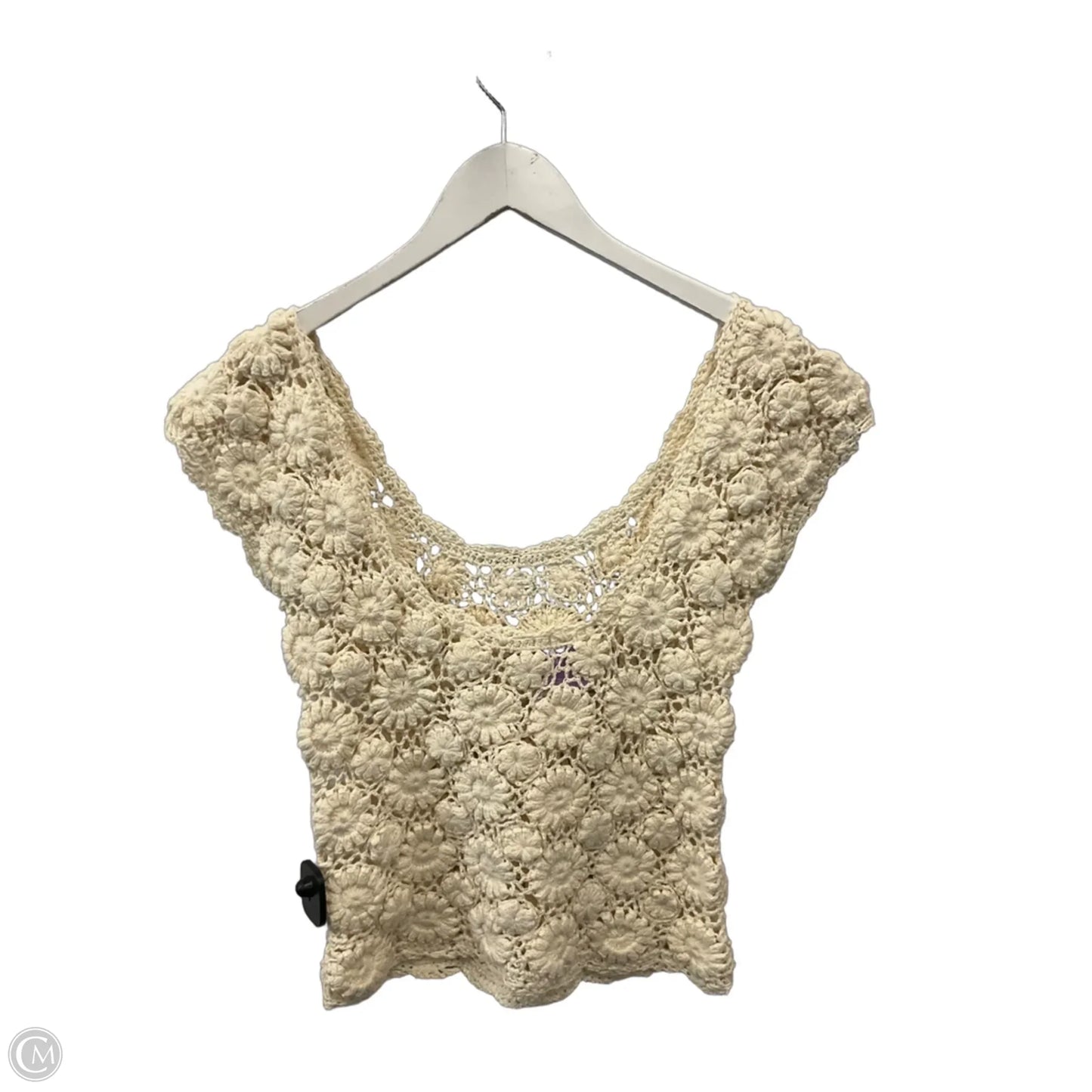 Top Short Sleeve By We The Free In Cream, Size: S