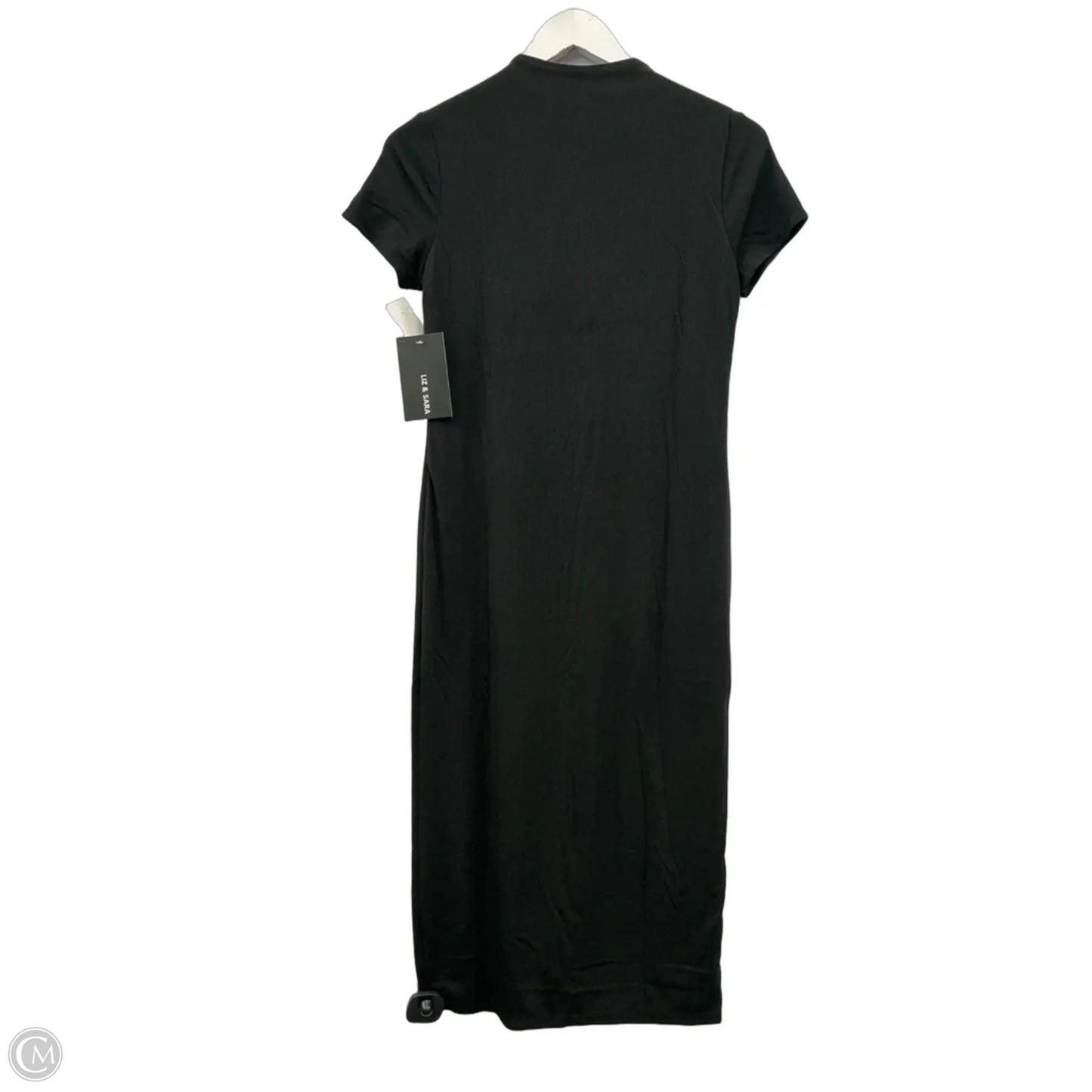 Dress Casual Midi By Clothes Mentor In Black, Size: L