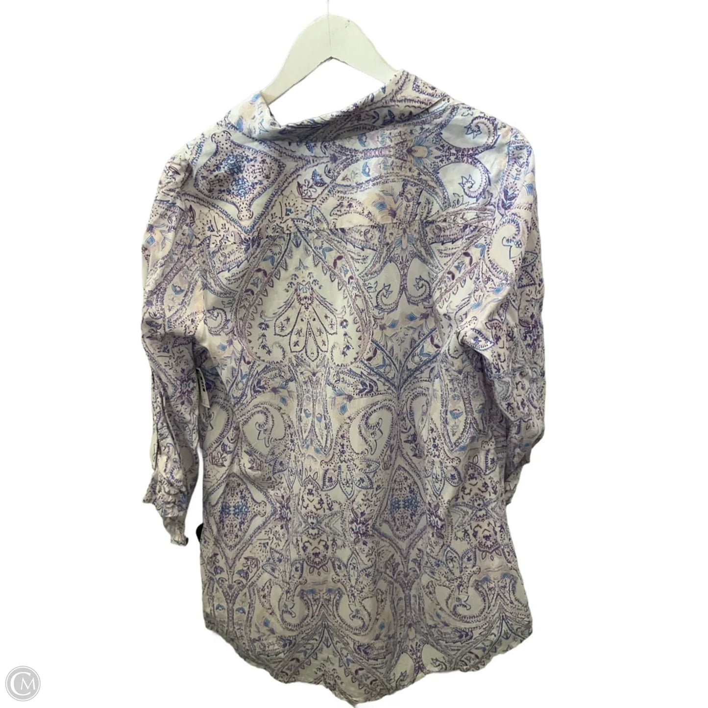 Top Long Sleeve By Chicos In Purple, Size: L
