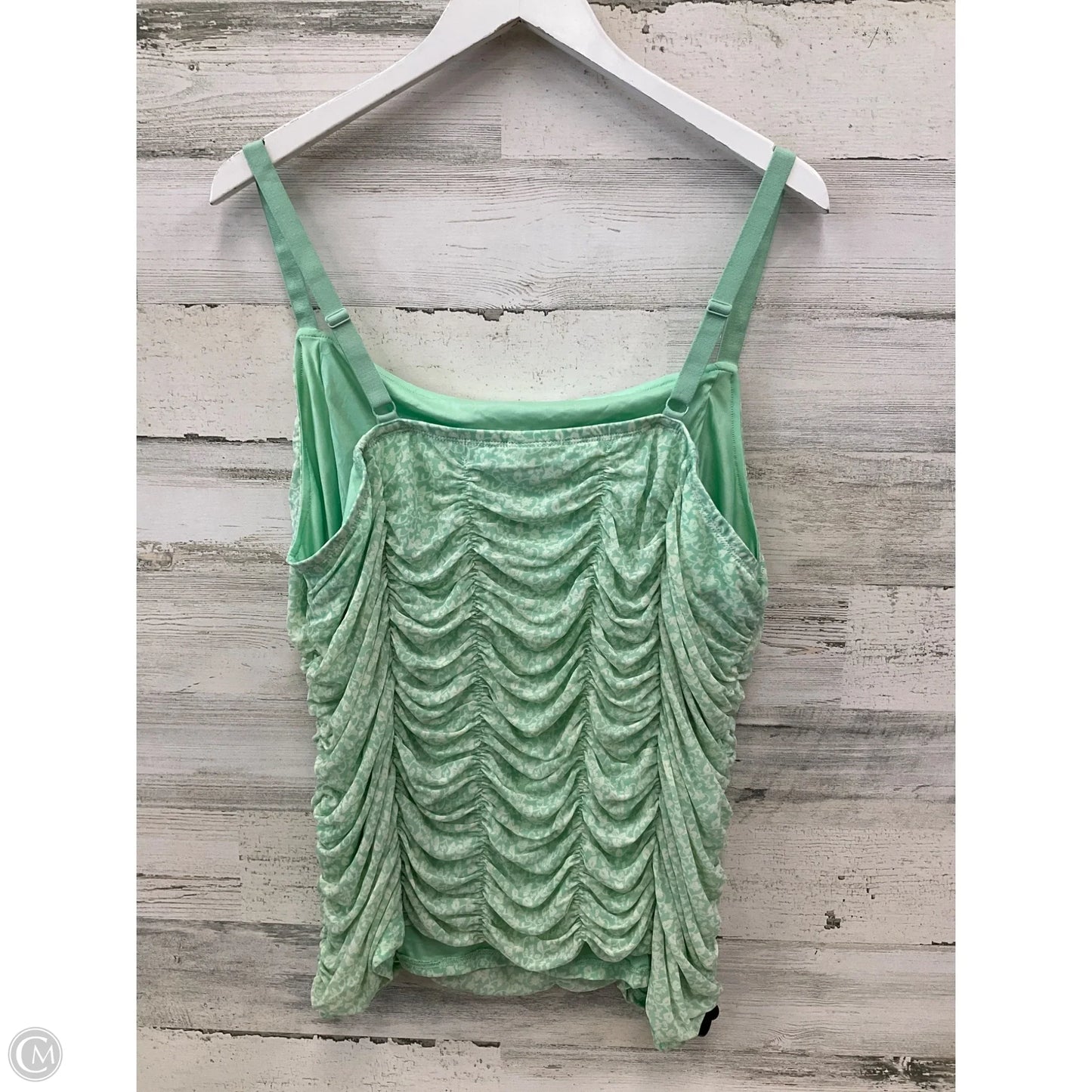 Top Sleeveless By Torrid In Green, Size: 3x