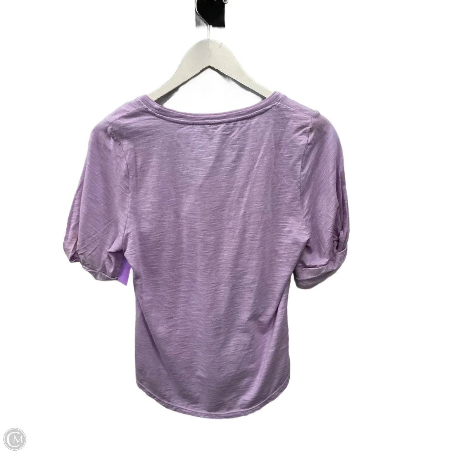 Top Short Sleeve By White House Black Market In Purple, Size: S