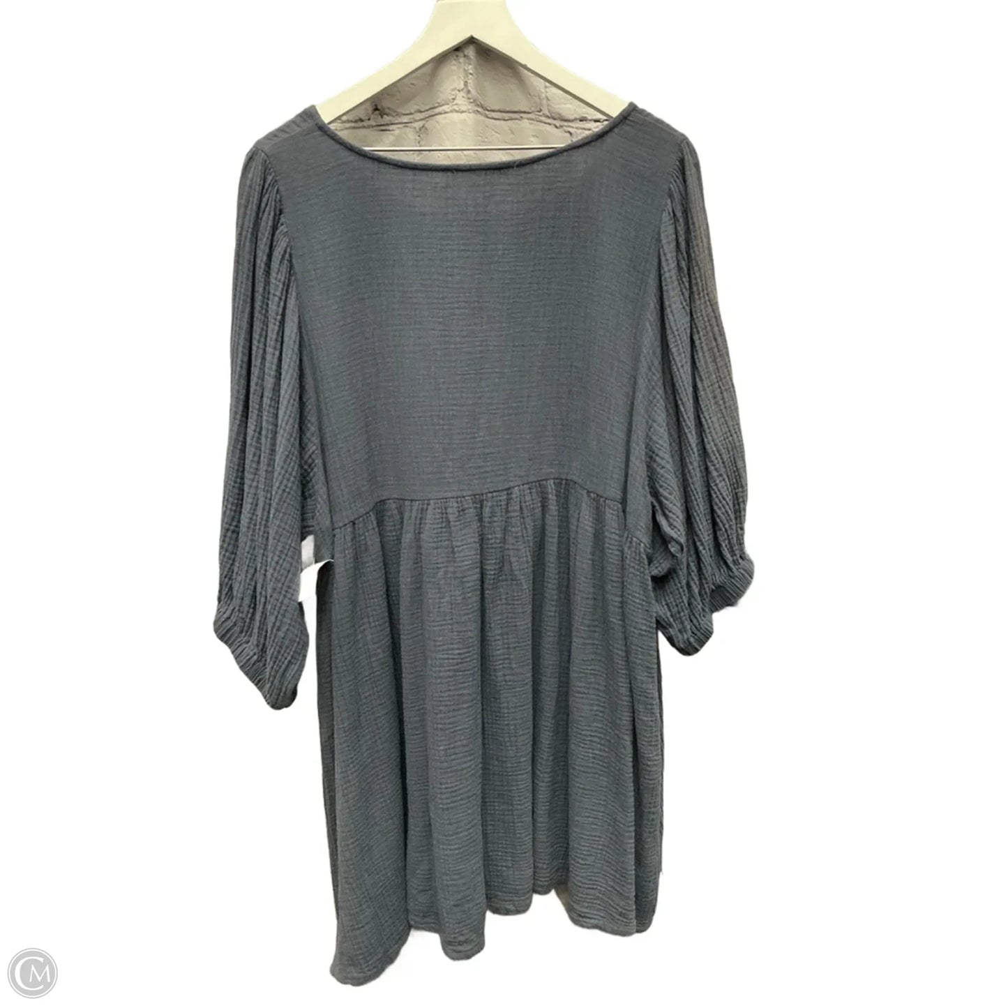 Dress Casual Short By Ee Some In Blue, Size: 1x