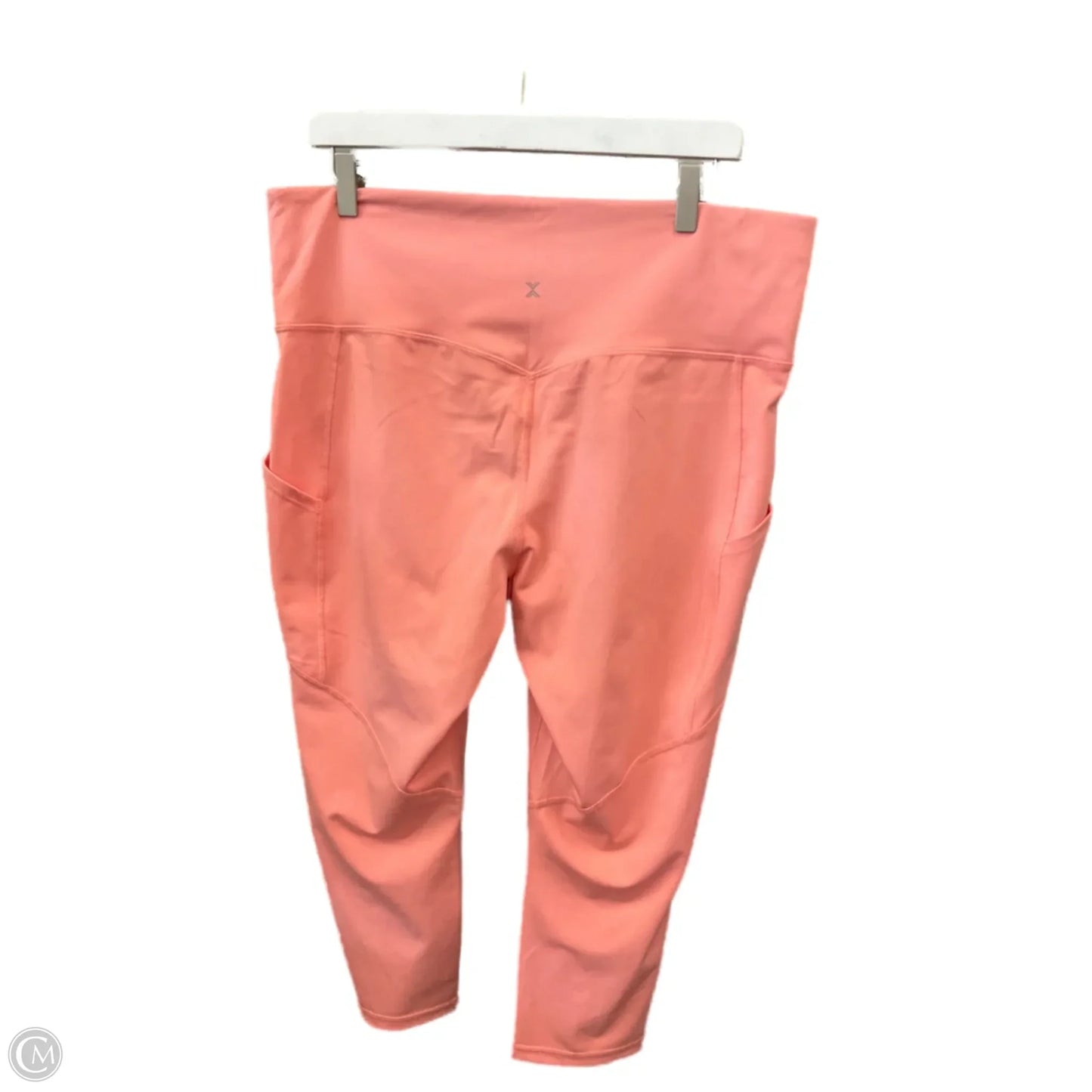 Athletic Leggings By Xersion In Peach, Size: Xxl