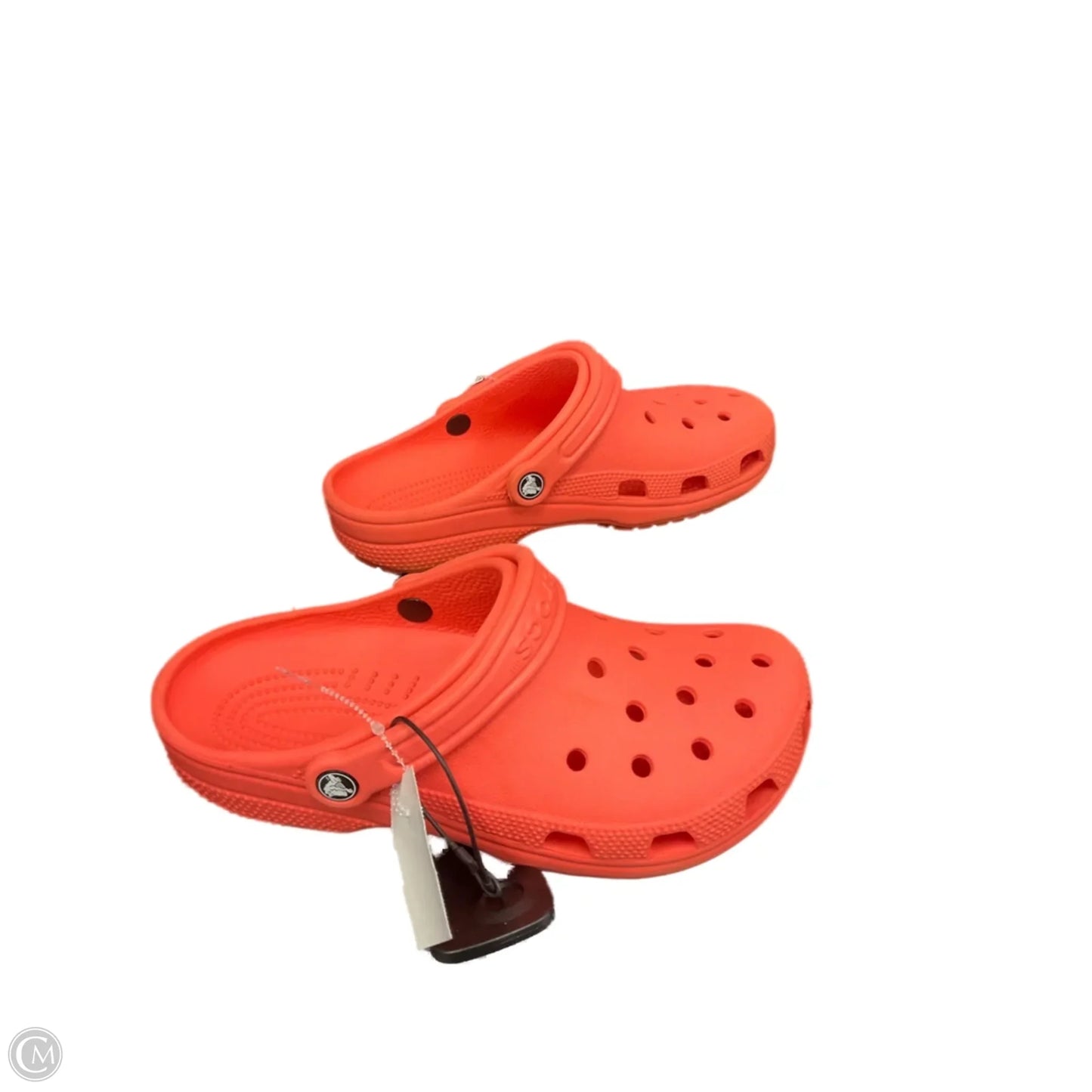 Shoes Flats By Crocs In Orange, Size: 9