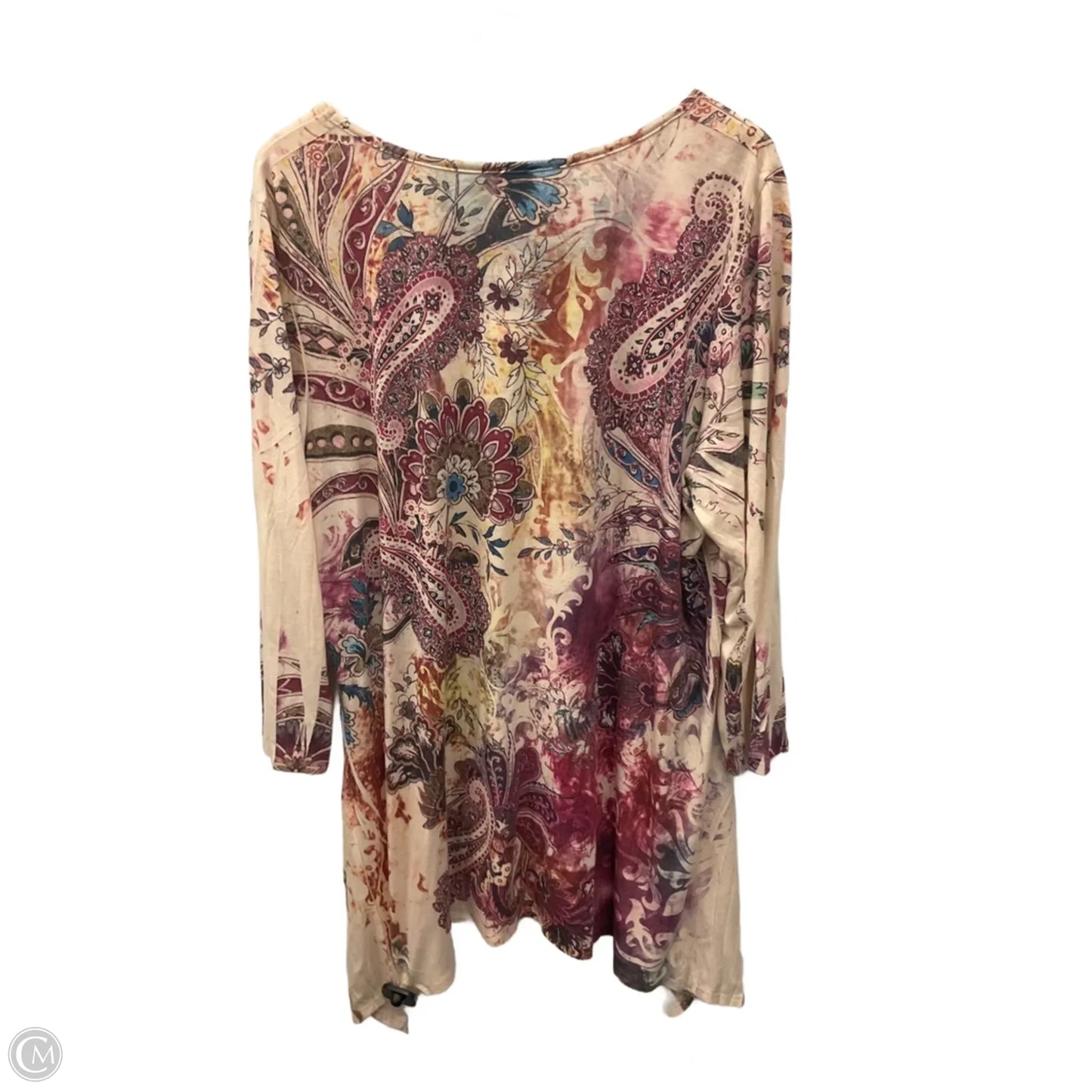 Top 3/4 Sleeve By Cal Style In Purple, Size: 3x