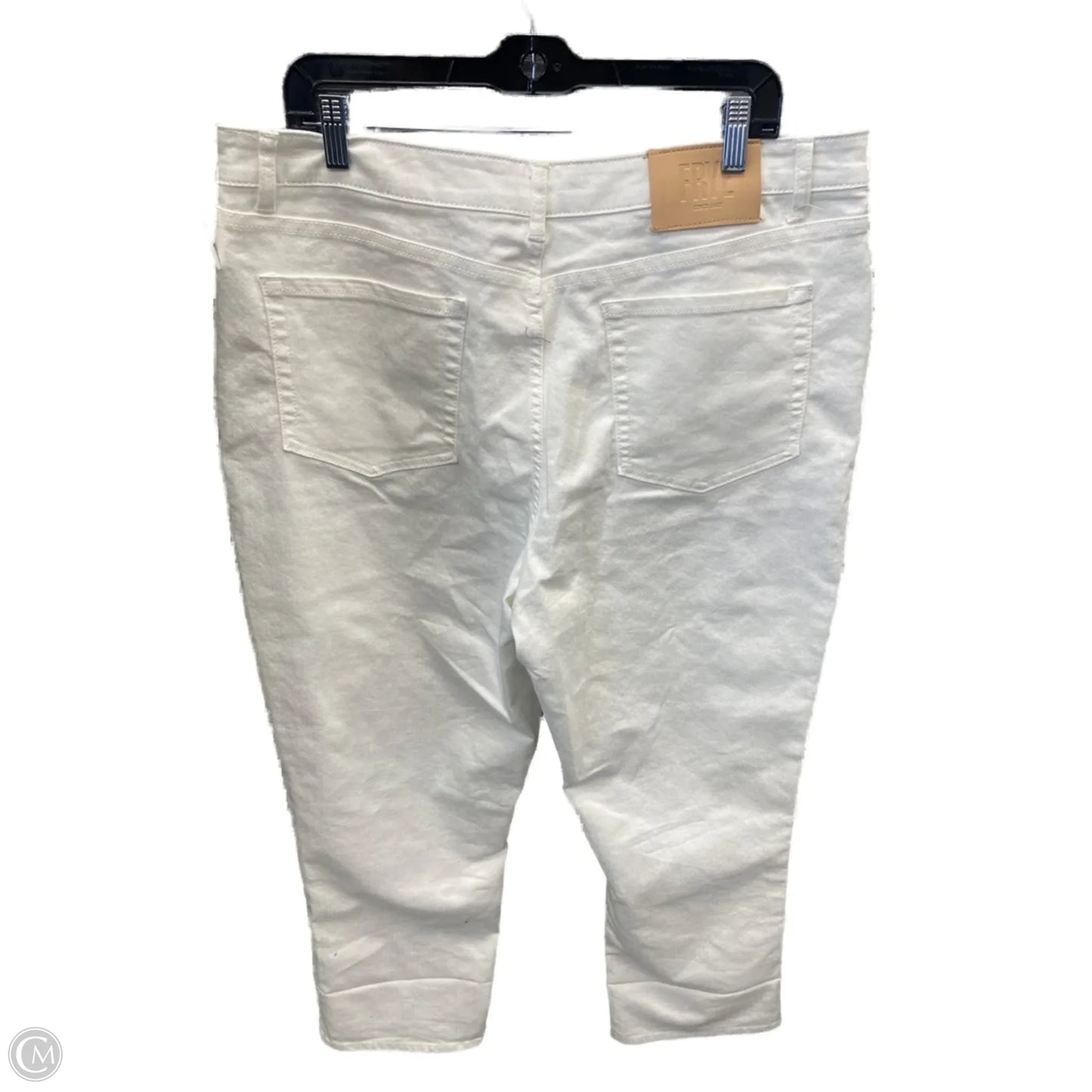 Jeans Designer By Frye In White, Size: 16
