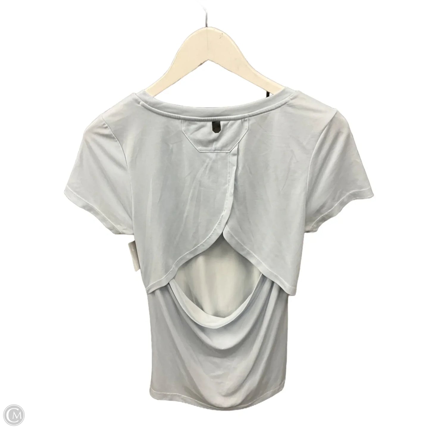 Athletic Top Long Sleeve Crewneck By Under Armour In Blue, Size: S