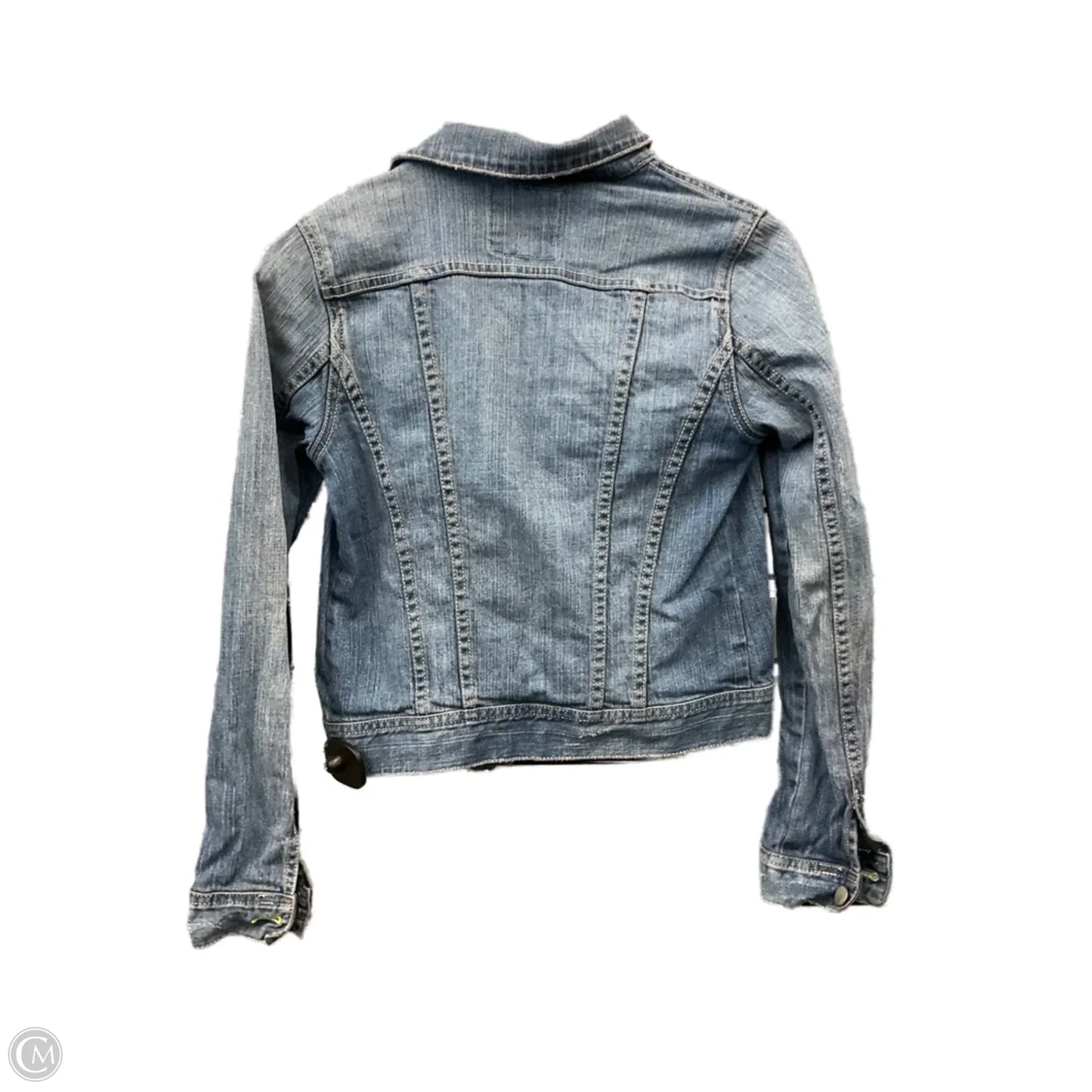 Jacket Denim By Clothes Mentor In Blue Denim, Size: S