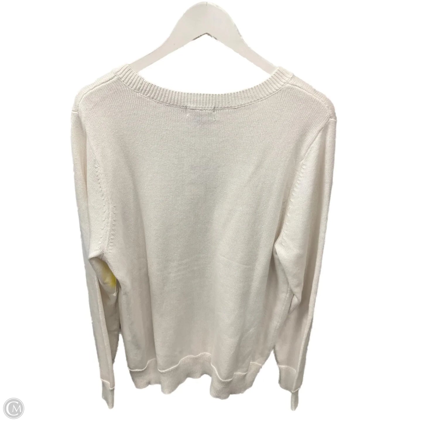 Sweater By Style And Company In White, Size: Xxl