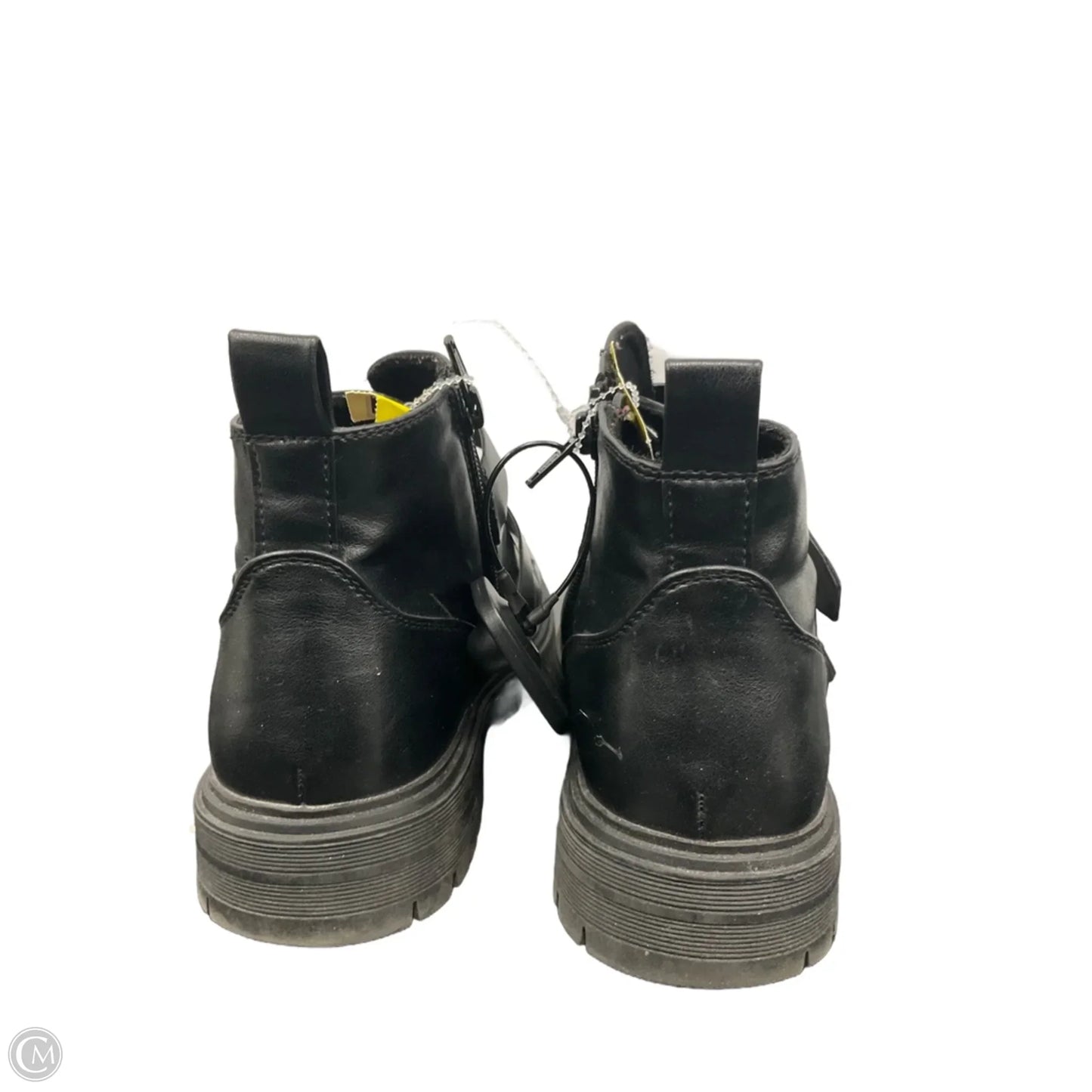 Boots Ankle Heels By So In Black, Size: 8