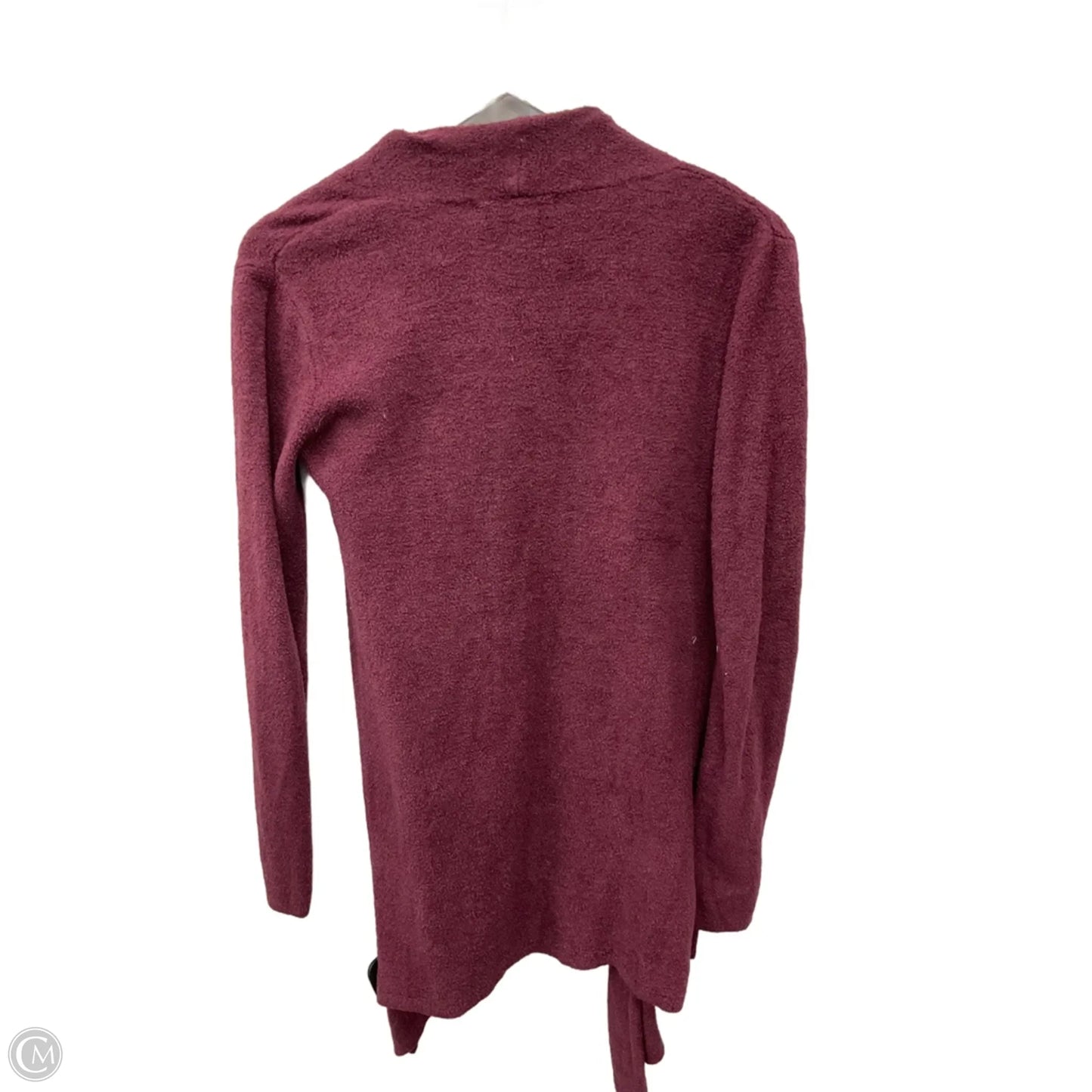 Sweater Cardigan By Barefoot Dreams In Maroon, Size: S