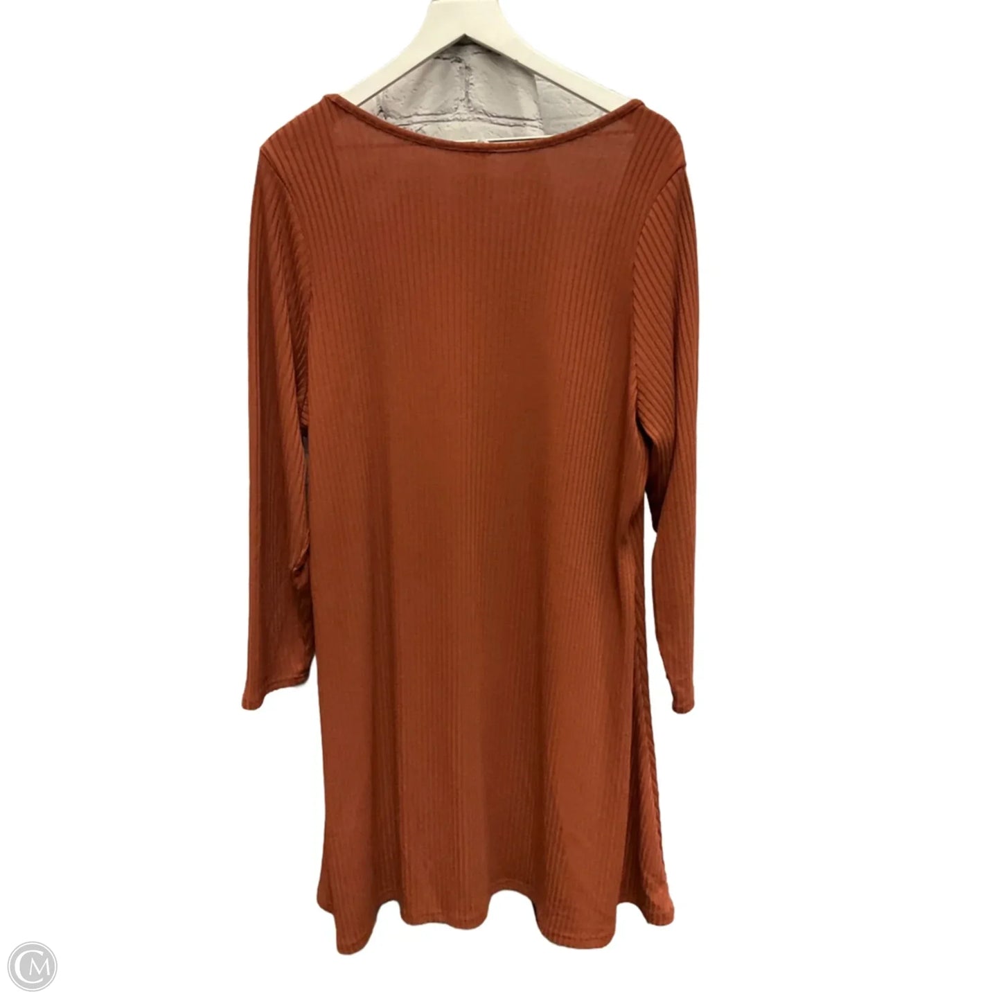 Tunic Long Sleeve By Old Navy In Orange, Size: 2x