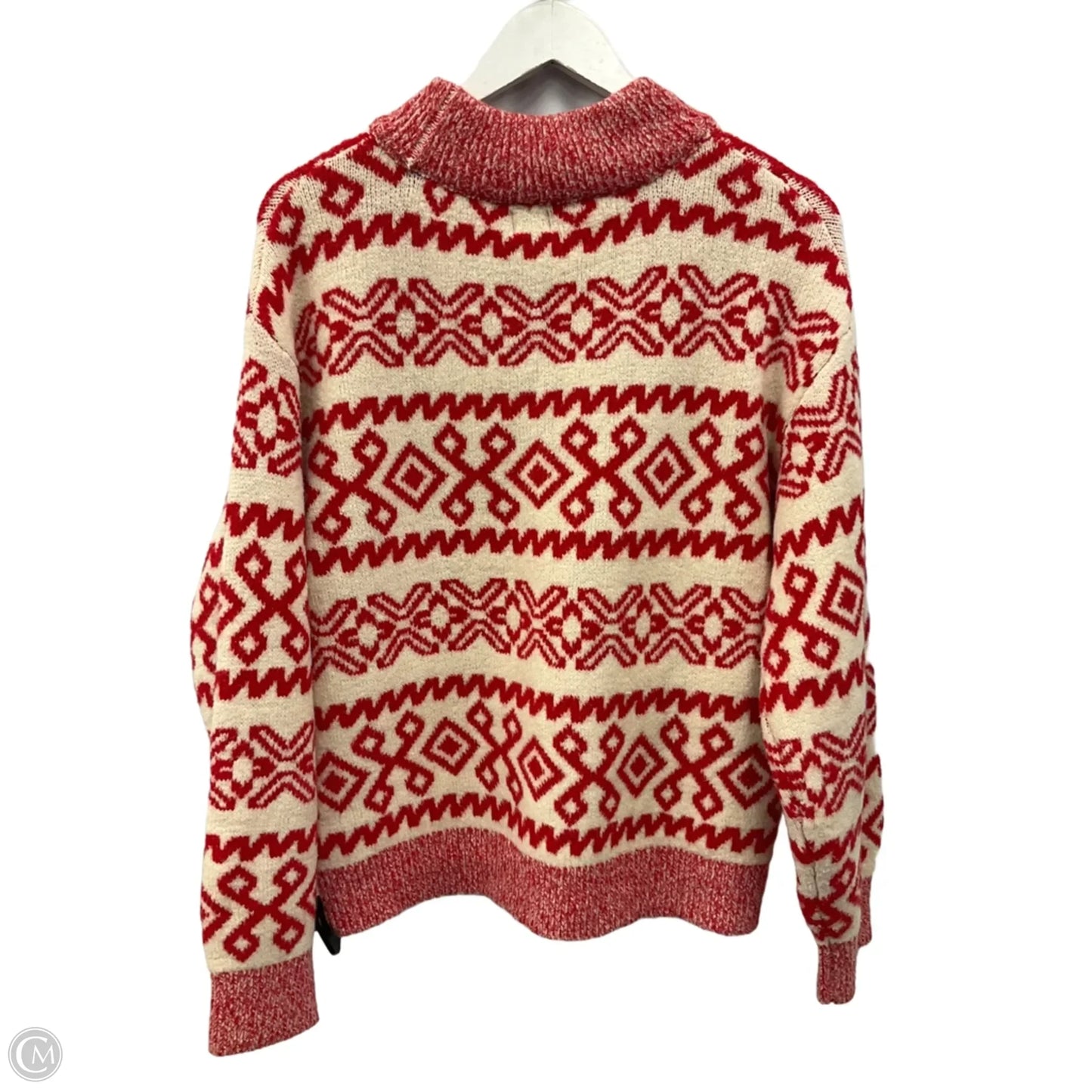 Sweater By A New Day In Red & White, Size: S