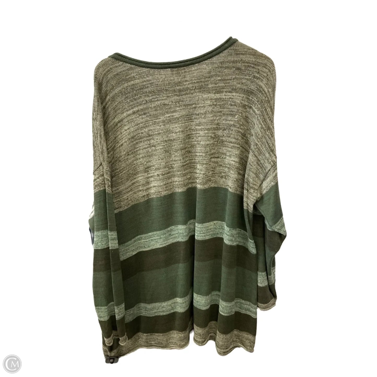 Sweater By Belle By Kim Gravel In Green, Size: 2x