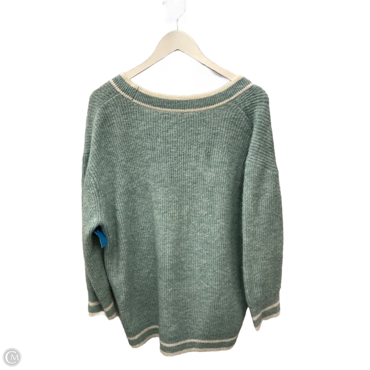 Sweater Cardigan By A New Day In Aqua, Size: L
