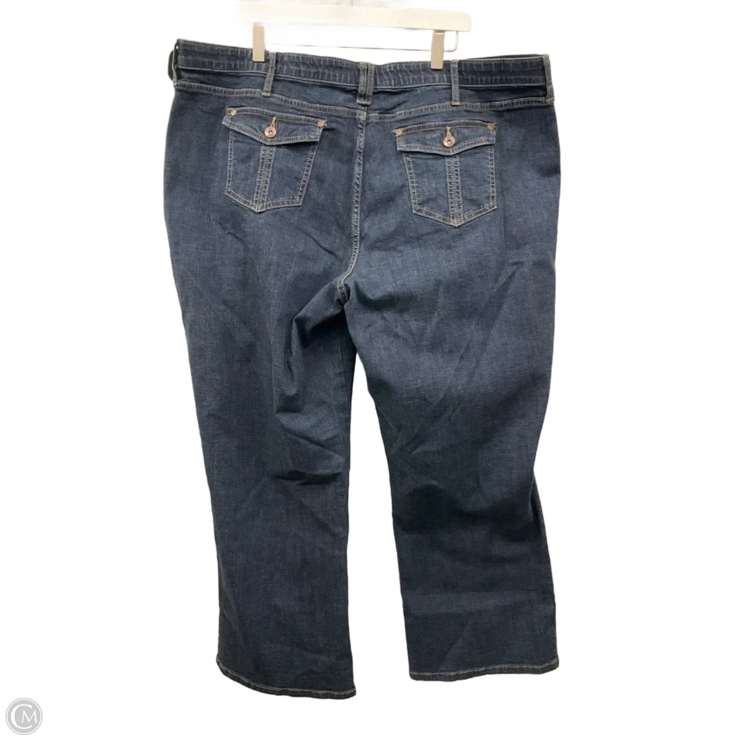 Jeans Boot Cut By Lee In Blue Denim, Size: 24