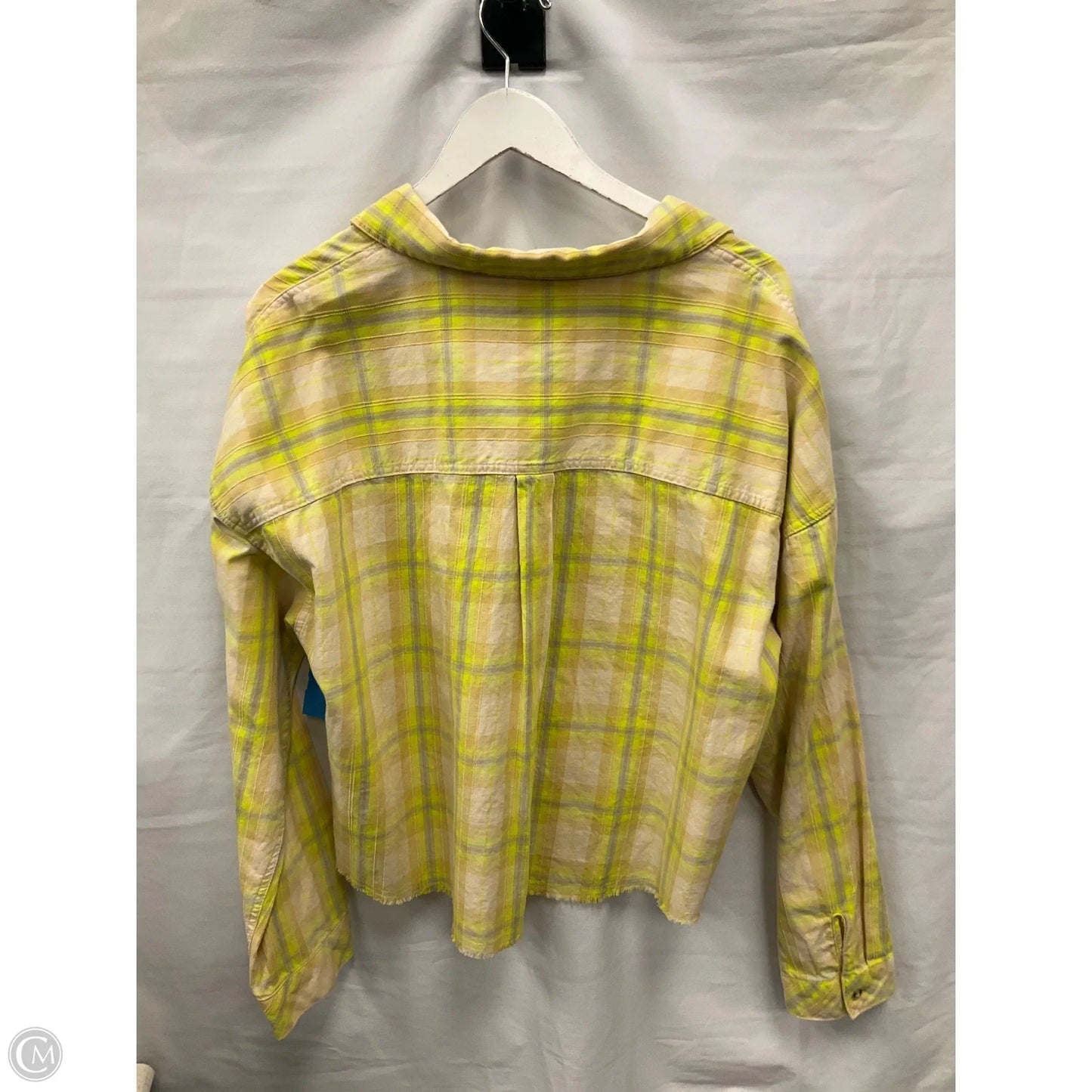 Top Long Sleeve By Wild Fable In Yellow, Size: Xl