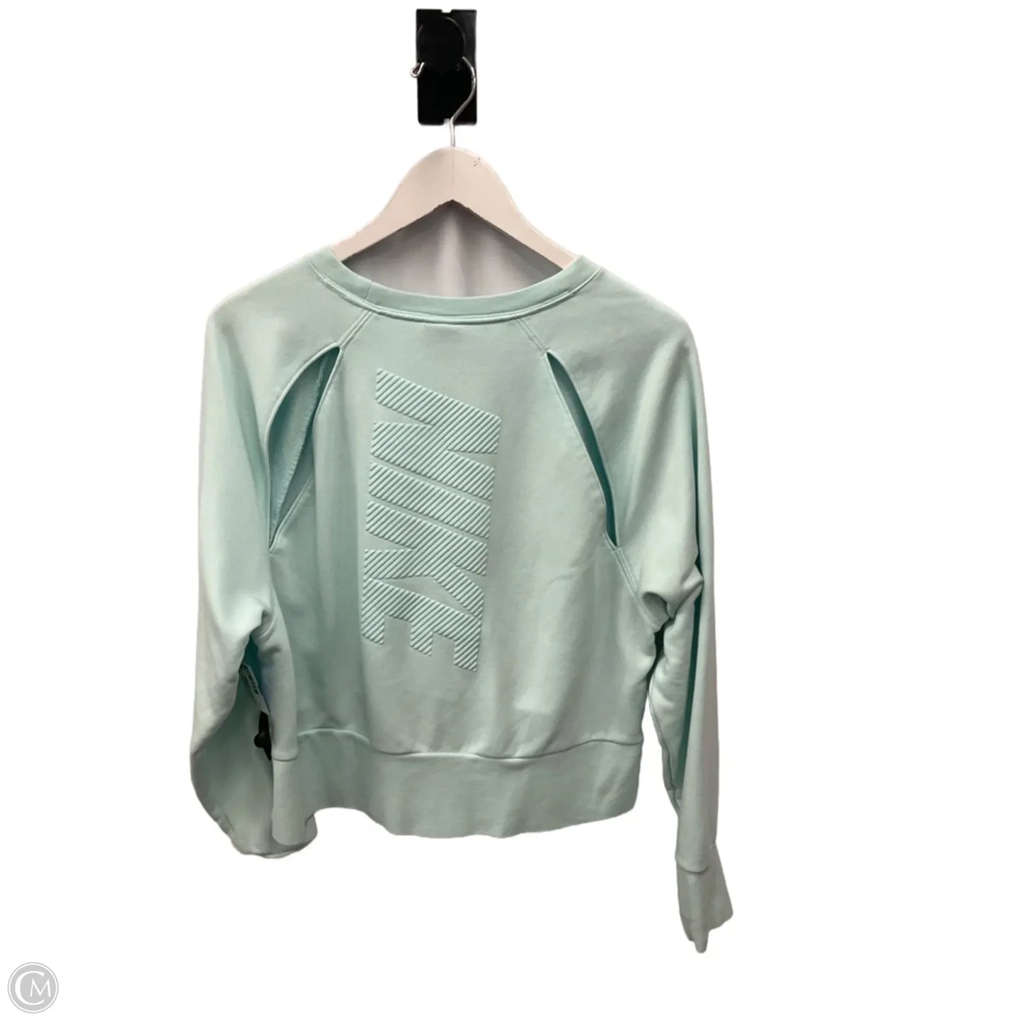 Sweatshirt Crewneck By Nike Apparel In Green, Size: M