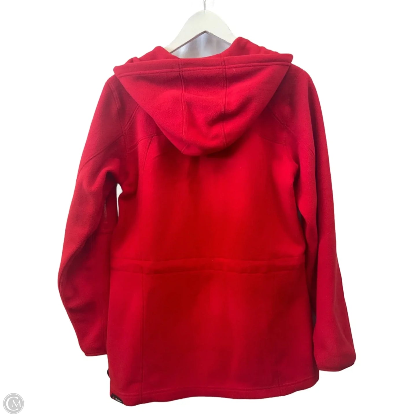 Jacket Fleece By Lands End In Red, Size: M