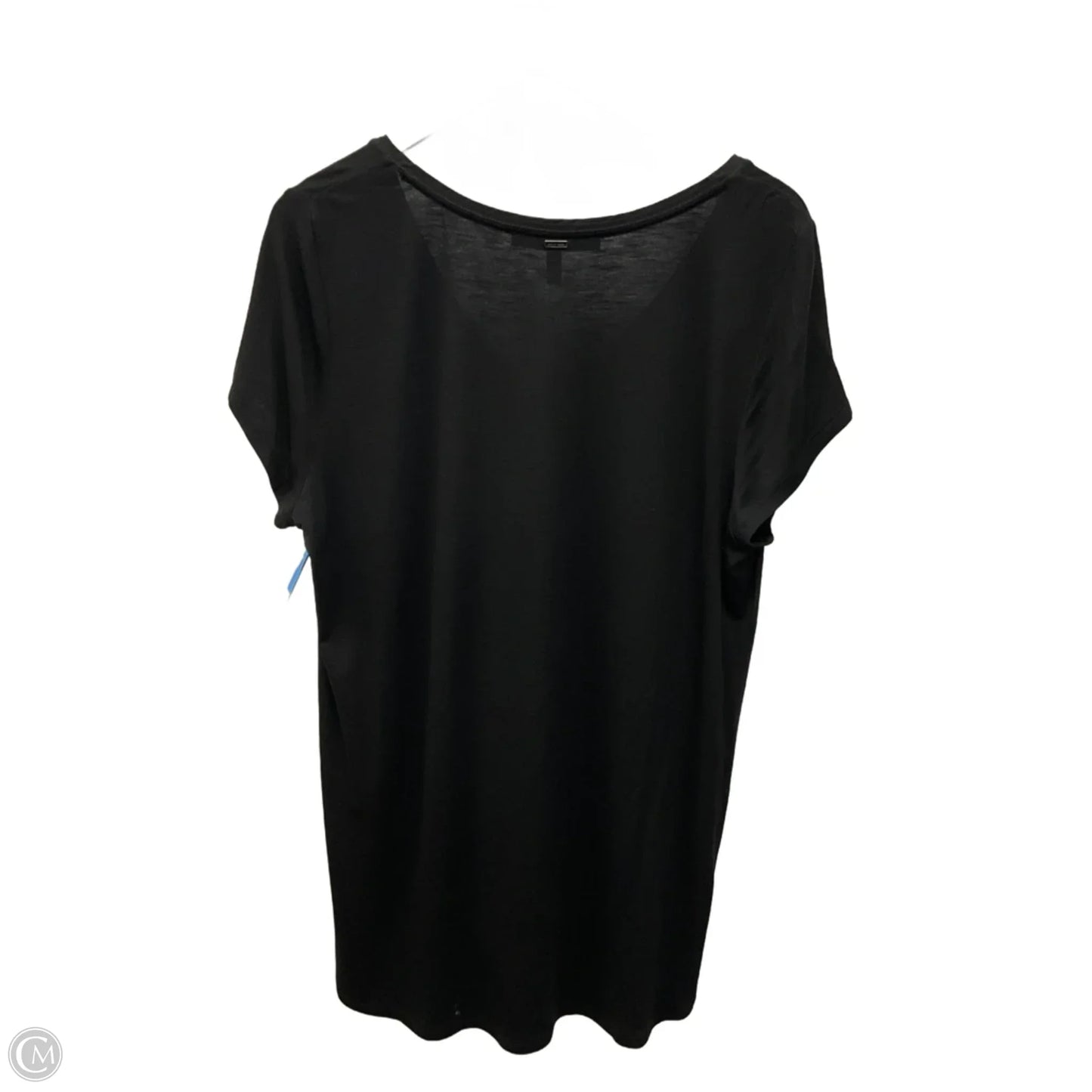 Top Short Sleeve By White House Black Market In Black, Size: Xl