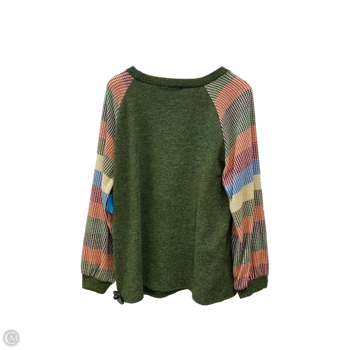 Top Long Sleeve By Haptics In Green, Size: L