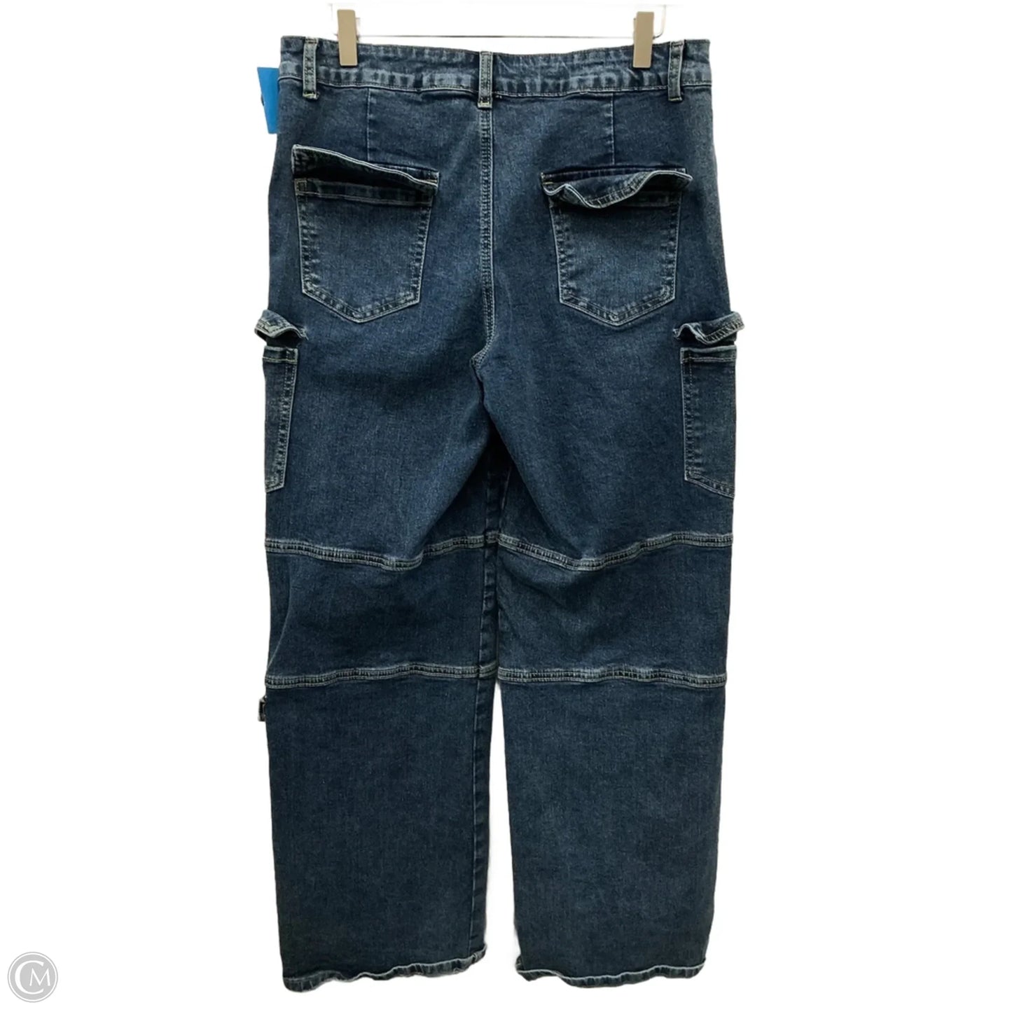 Jeans Wide Leg By Windsor In Blue Denim, Size: L