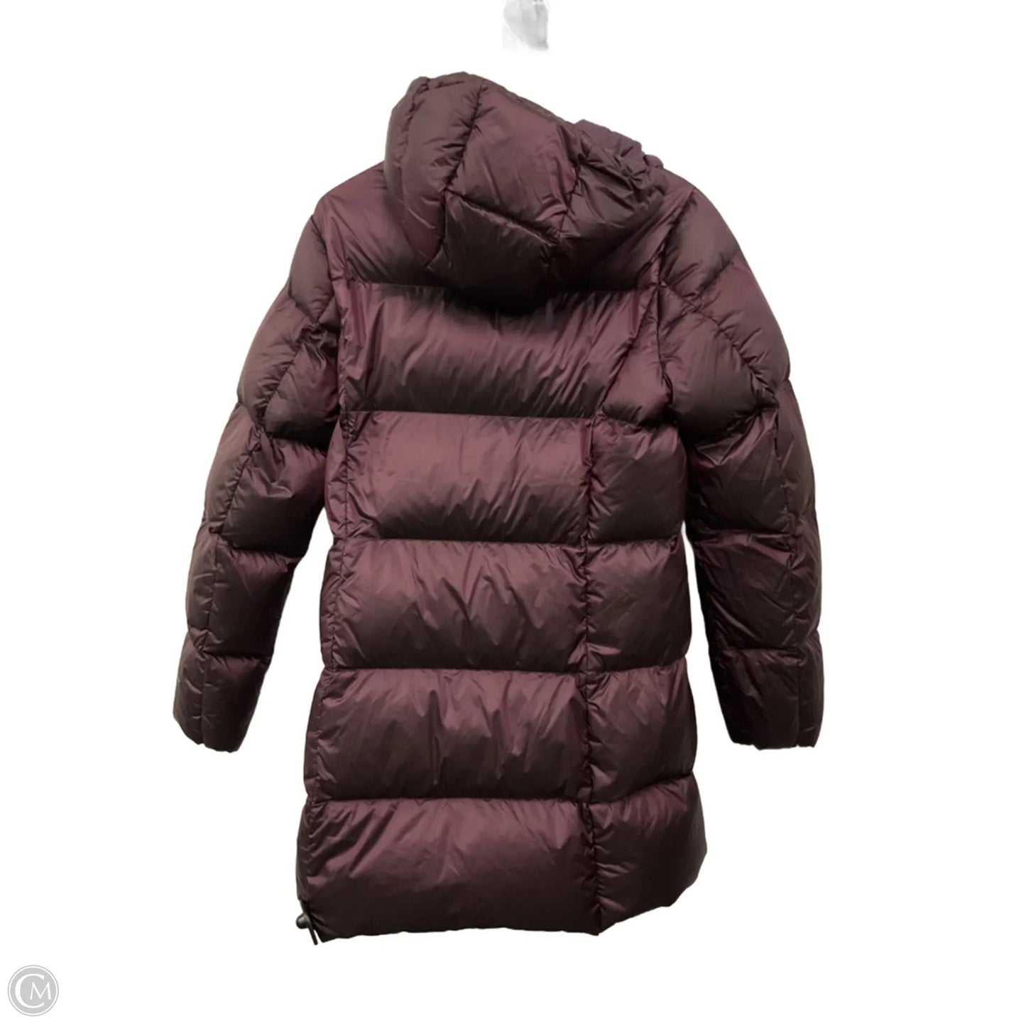 Coat Puffer & Quilted By Eddie Bauer In Purple, Size: L