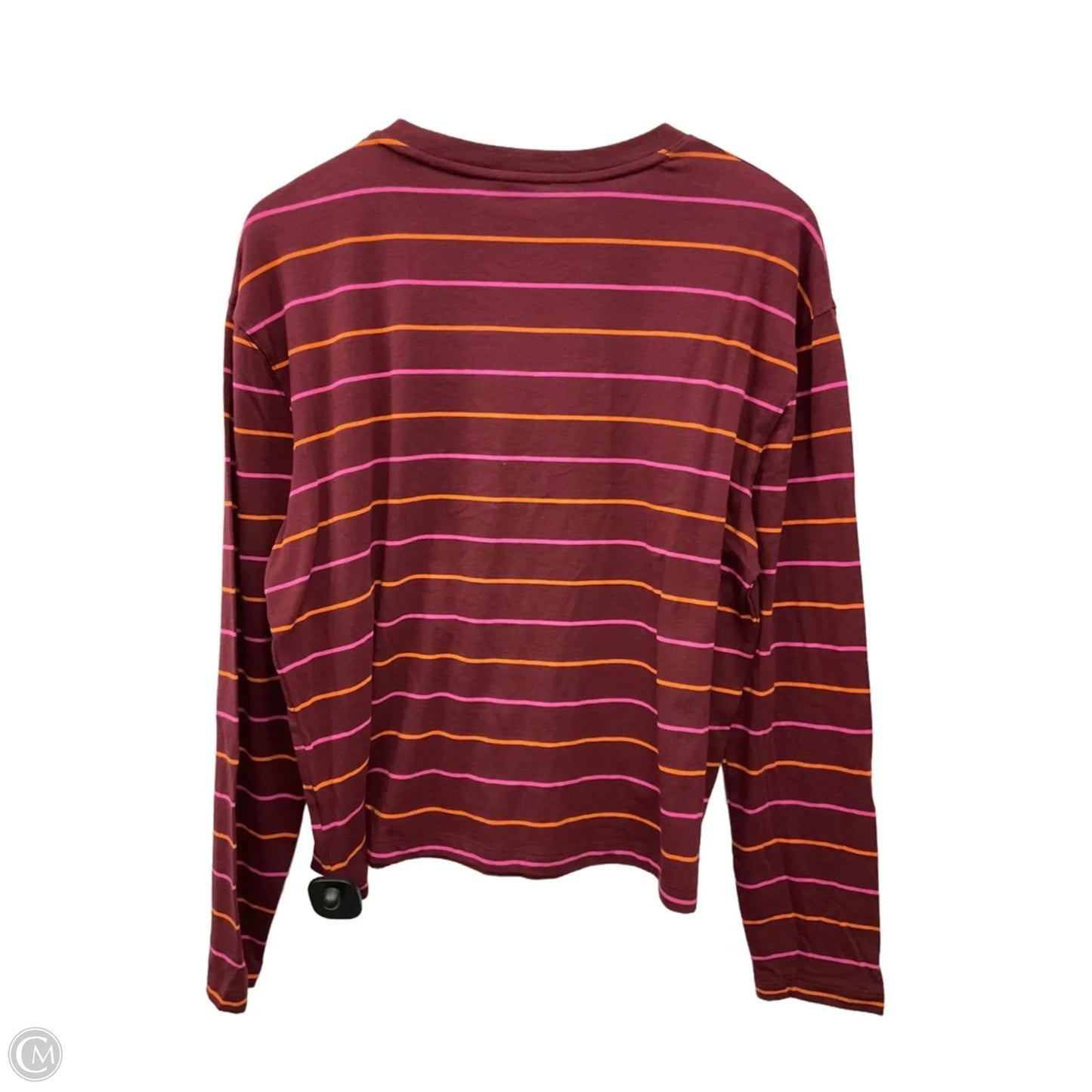 Top Long Sleeve By A New Day In Maroon, Size: L