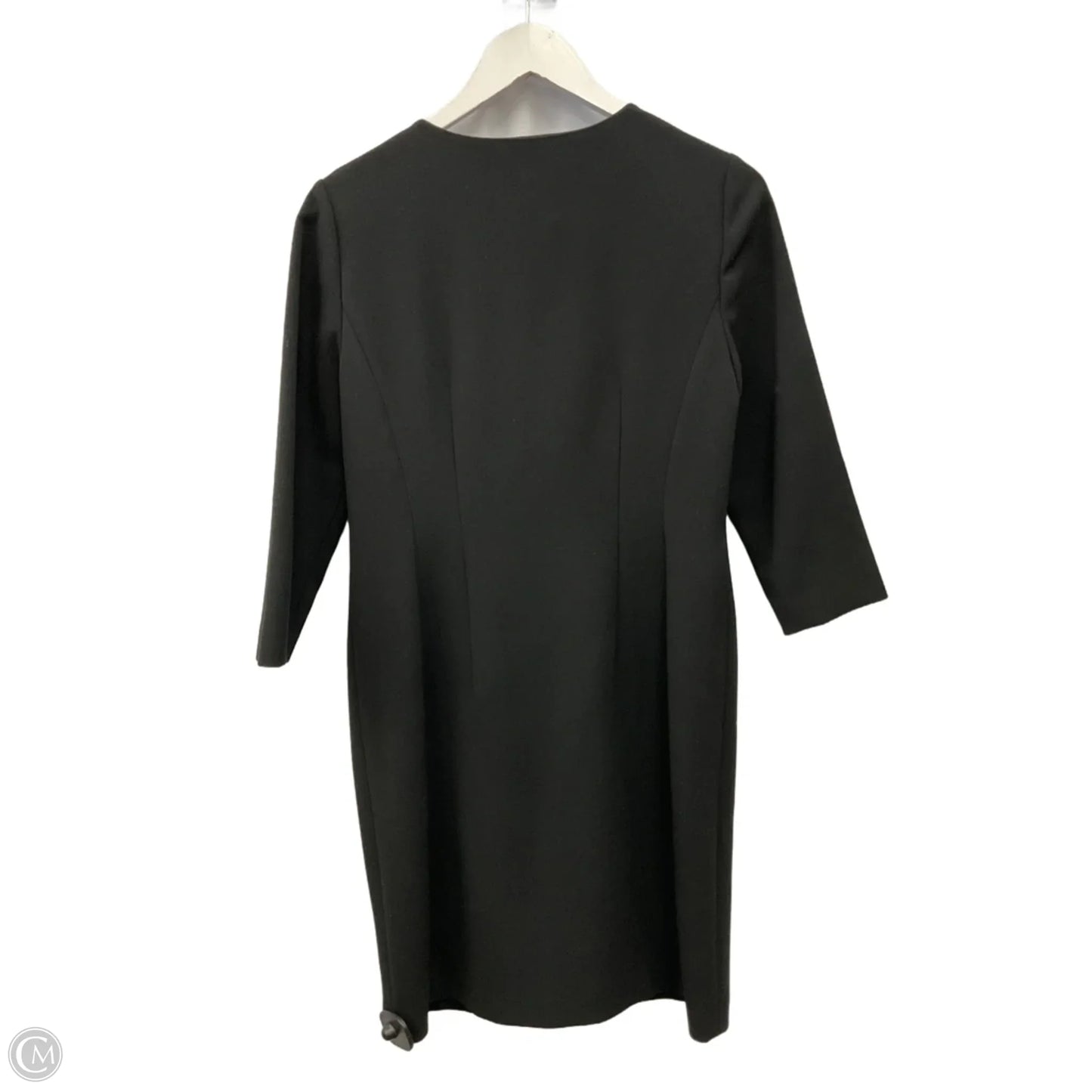 Dress Casual Midi By Ann Taylor In Black, Size: S