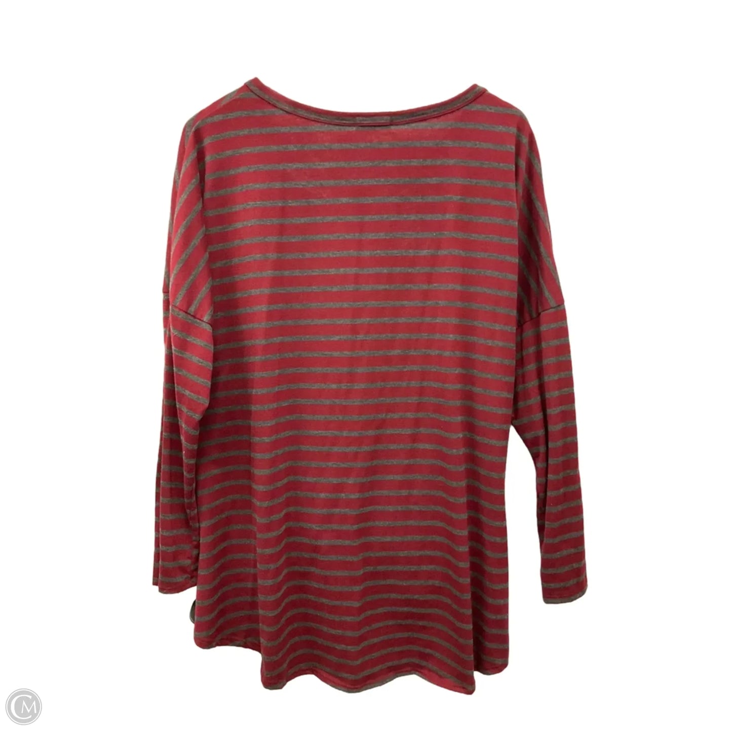 Top Long Sleeve By Sweet Lovely In Red, Size: 3x