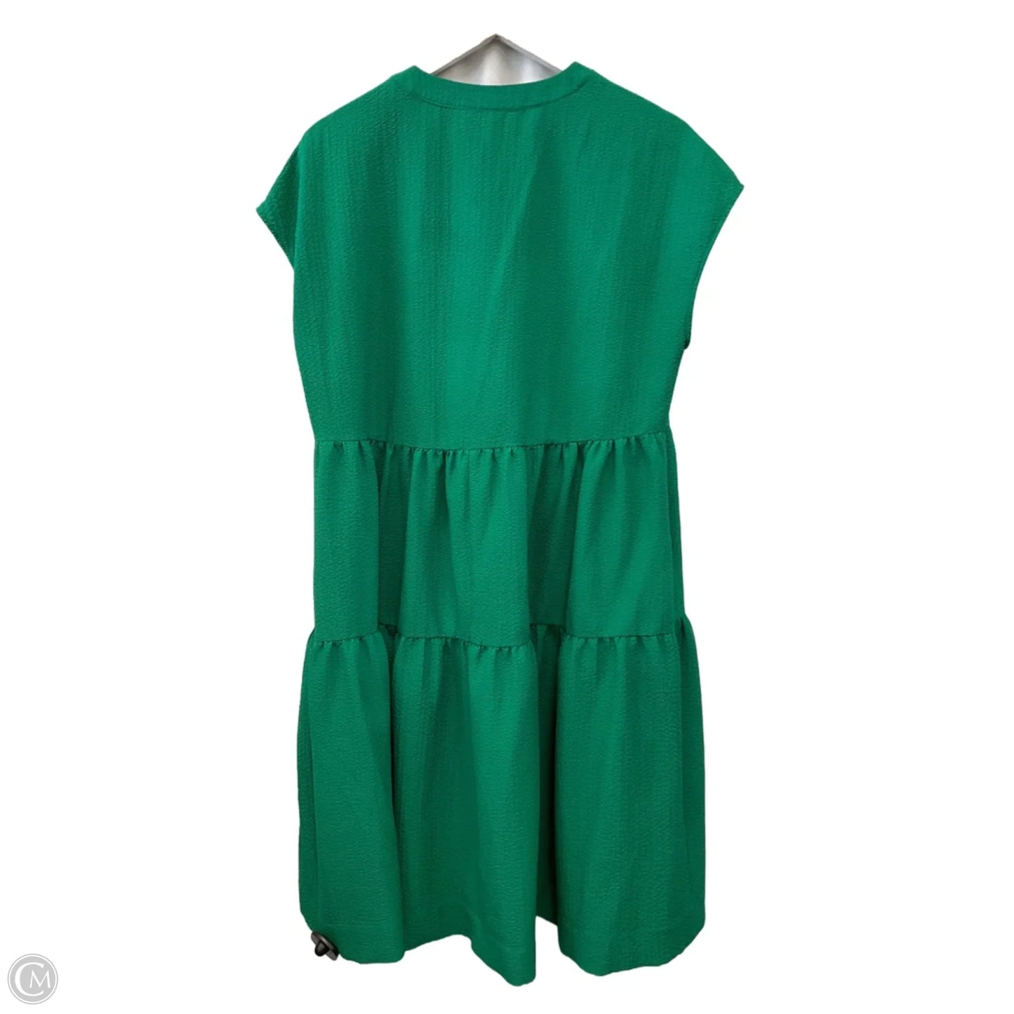 Dress Casual Midi By Calvin Klein In Green, Size: M