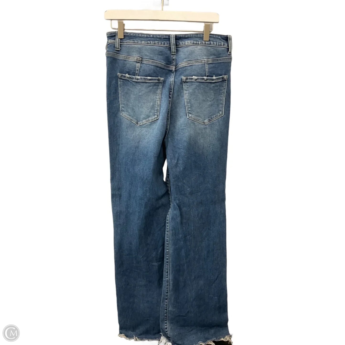 Jeans Flared By Flying Monkey In Blue Denim, Size: 10