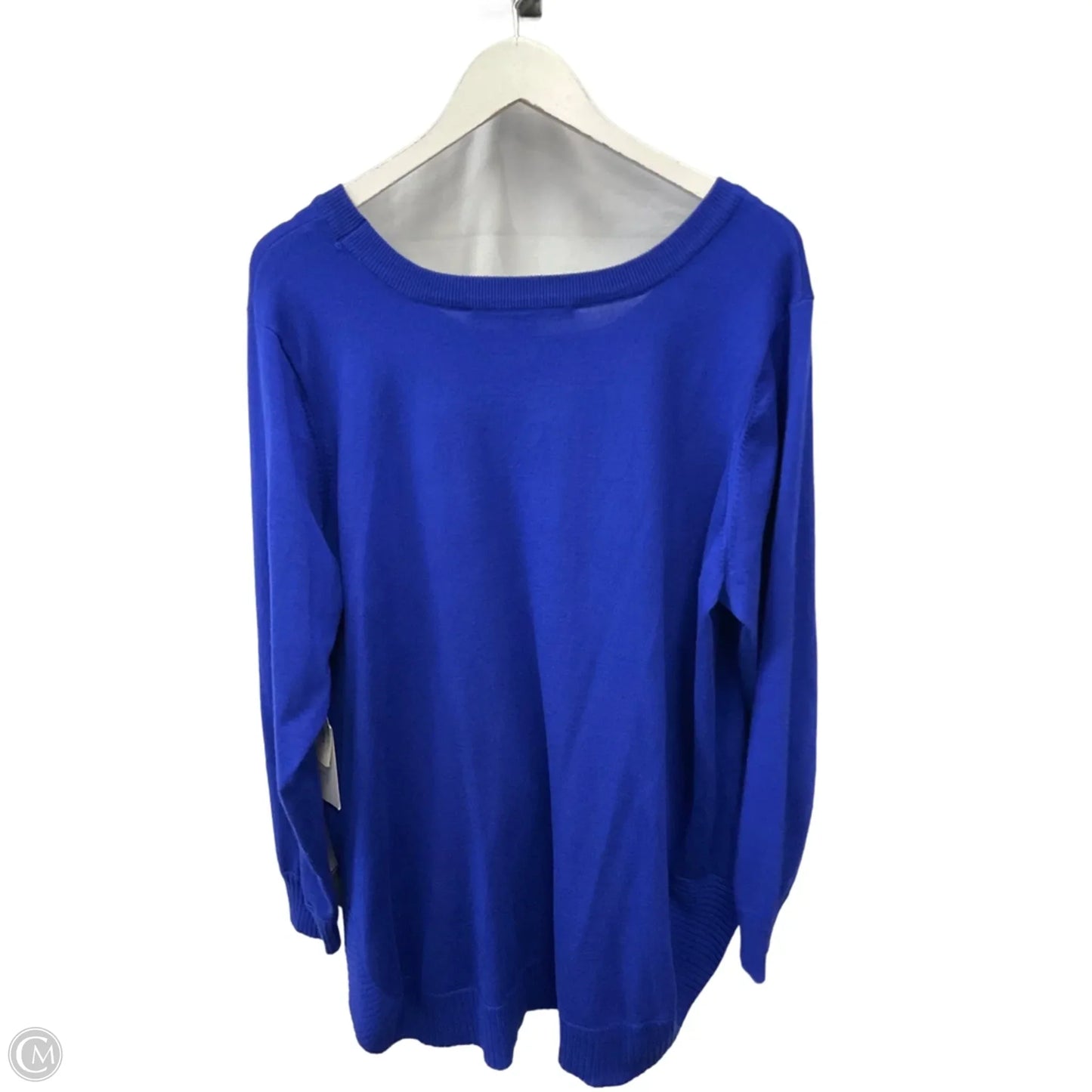 Sweater By Max Studio In Blue, Size: 2x