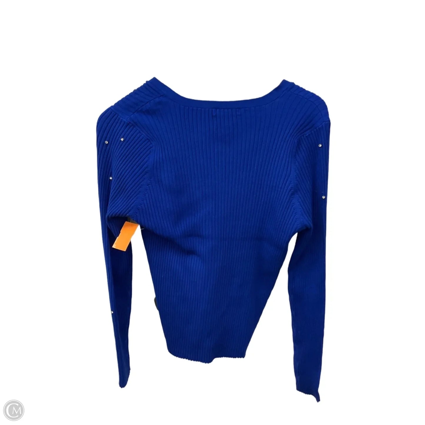 Sweater By Cato In Blue, Size: L