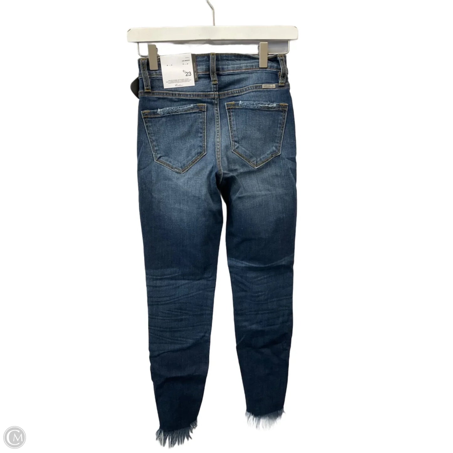 Jeans Skinny By Kancan In Blue Denim, Size: 0
