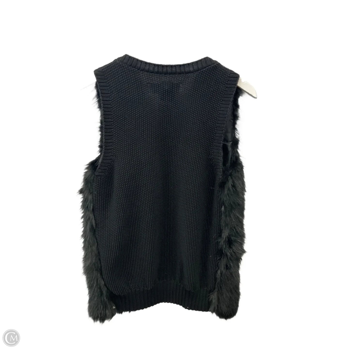 Vest Faux Fur & Sherpa By Sebby In Black, Size: M