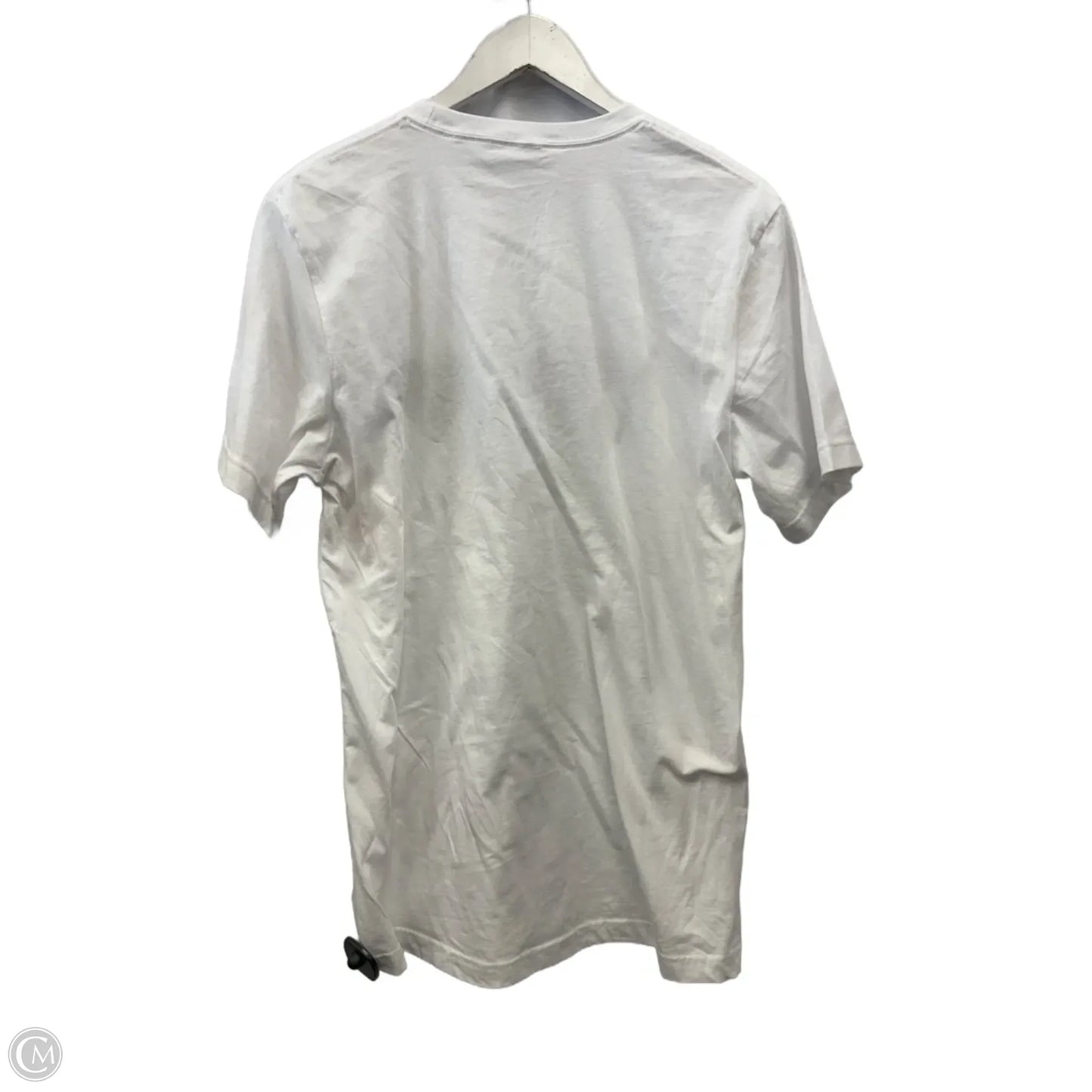 Top Short Sleeve By Canvas In White, Size: L