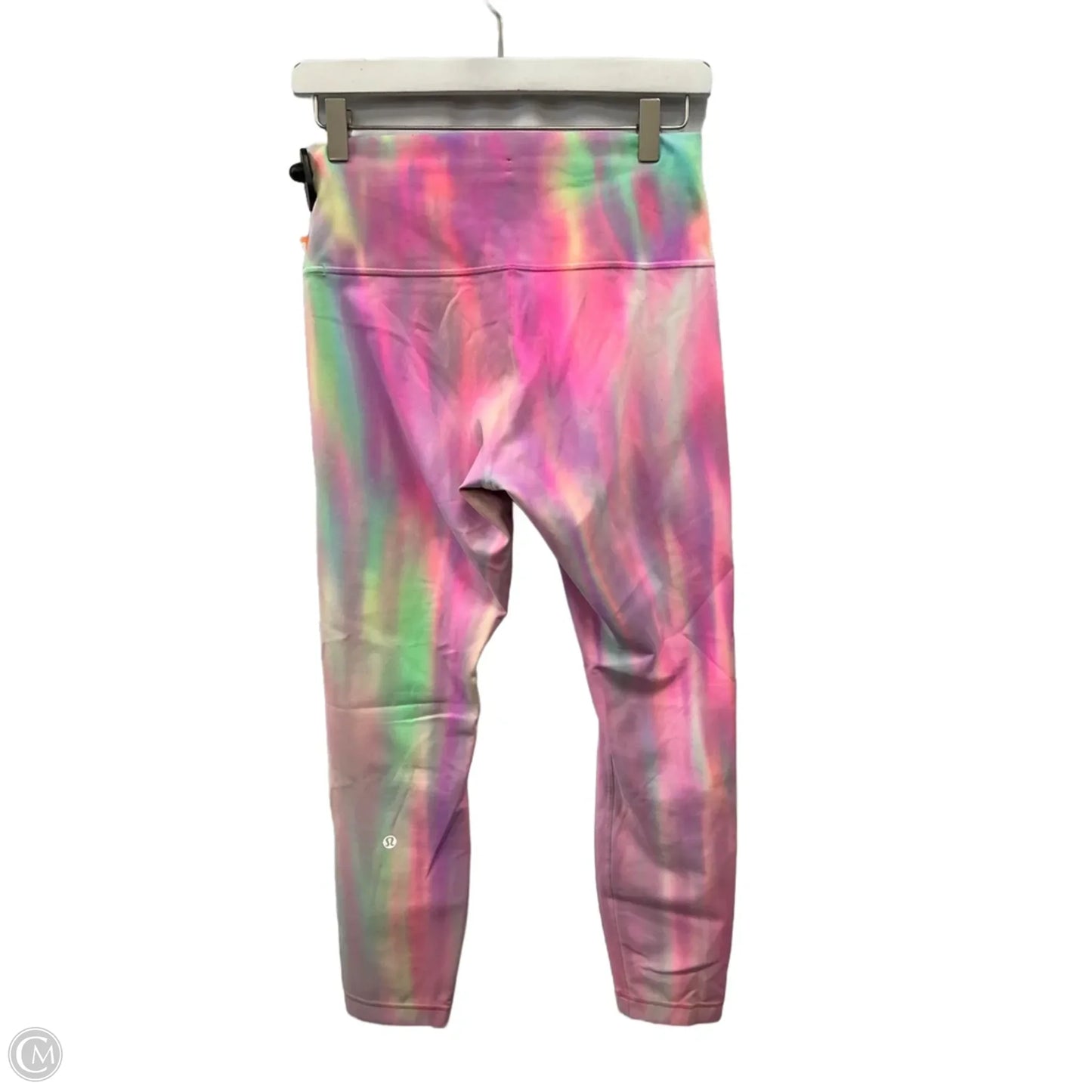 Athletic Leggings By Lululemon In Rainbow Print, Size: M