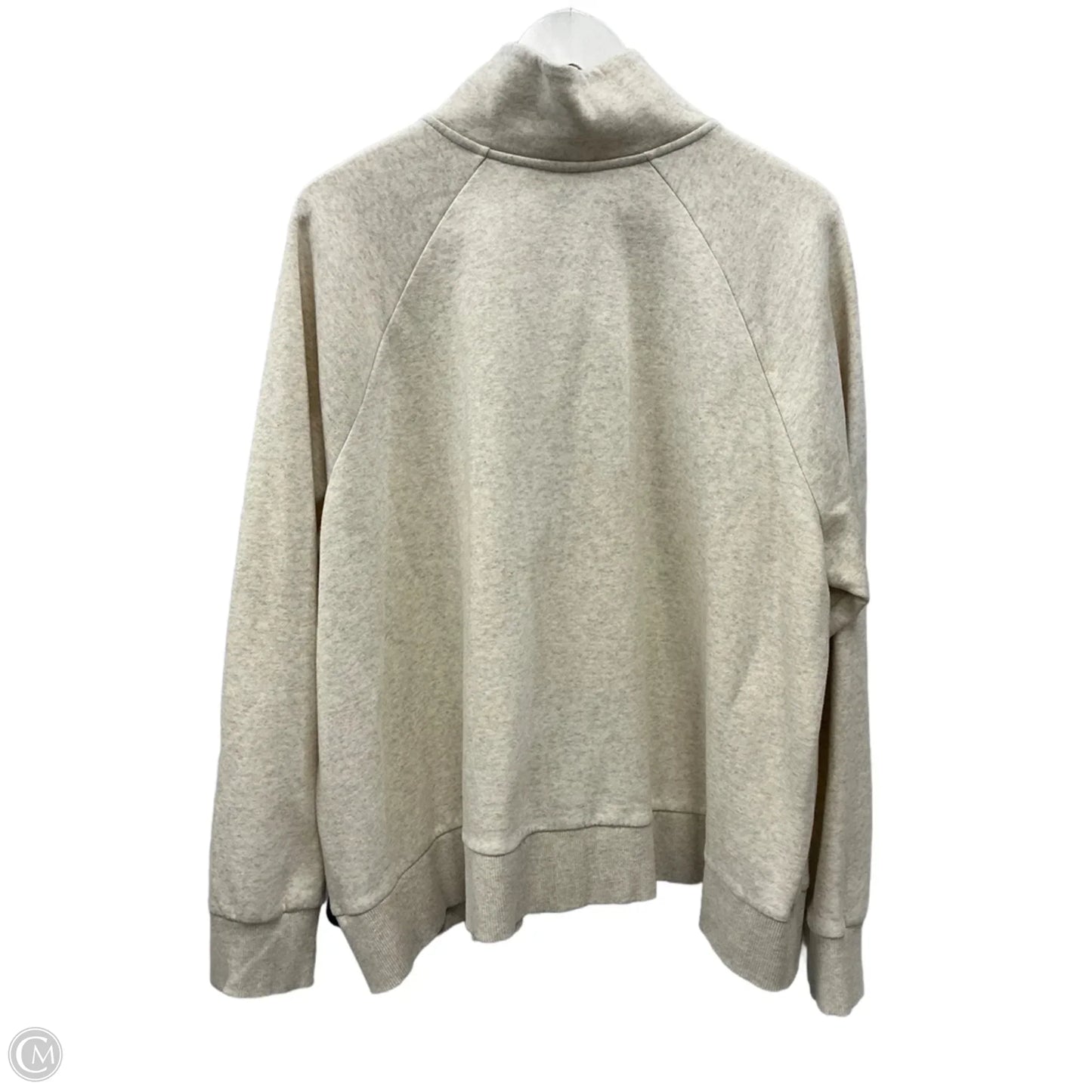 Athletic Sweatshirt Collar By Under Armour In Cream, Size: 2x