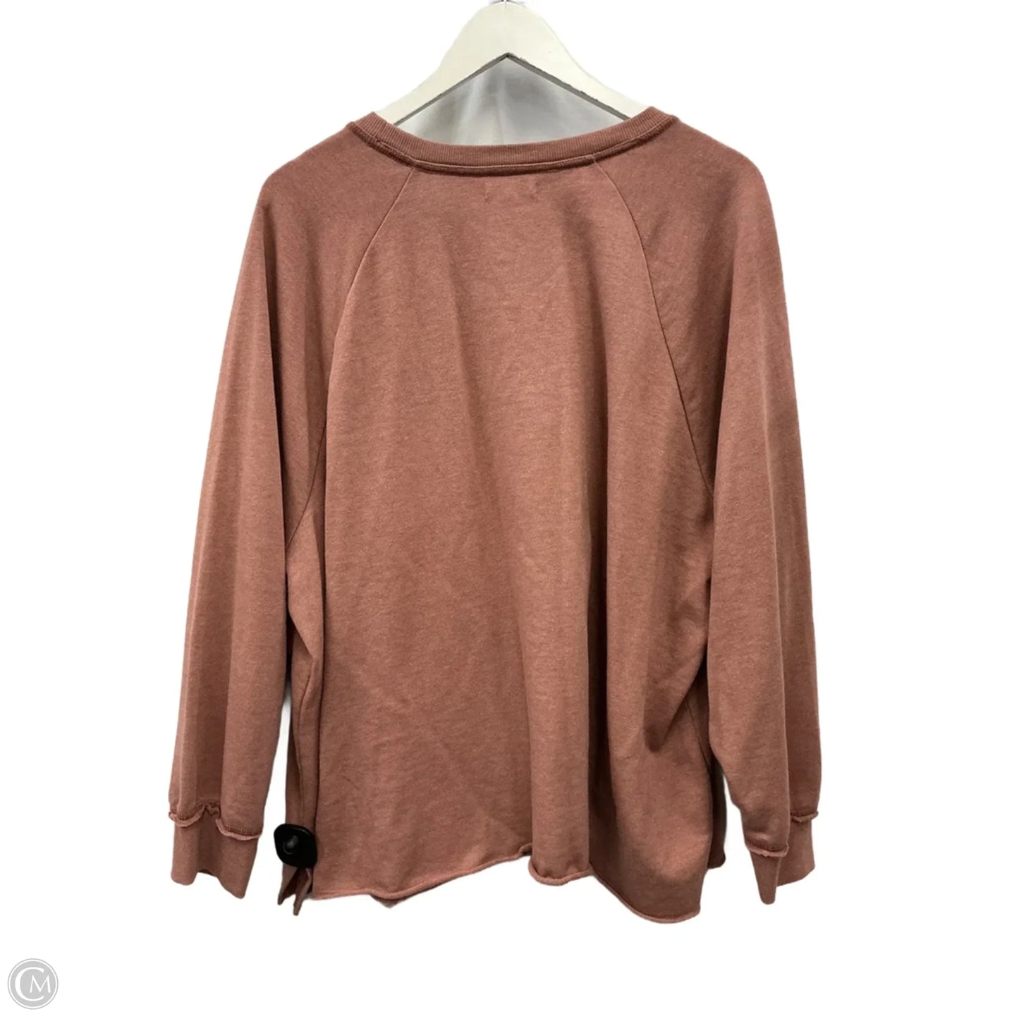Top Long Sleeve By Maurices In Pink, Size: 2x