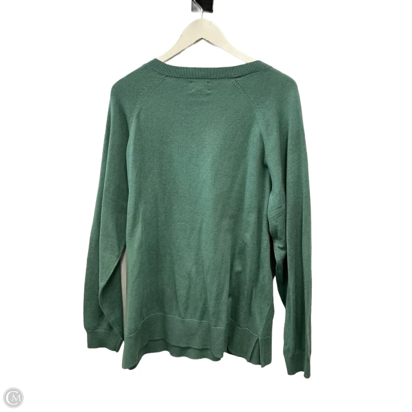 Top Long Sleeve By Lucky Brand In Green, Size: Xl