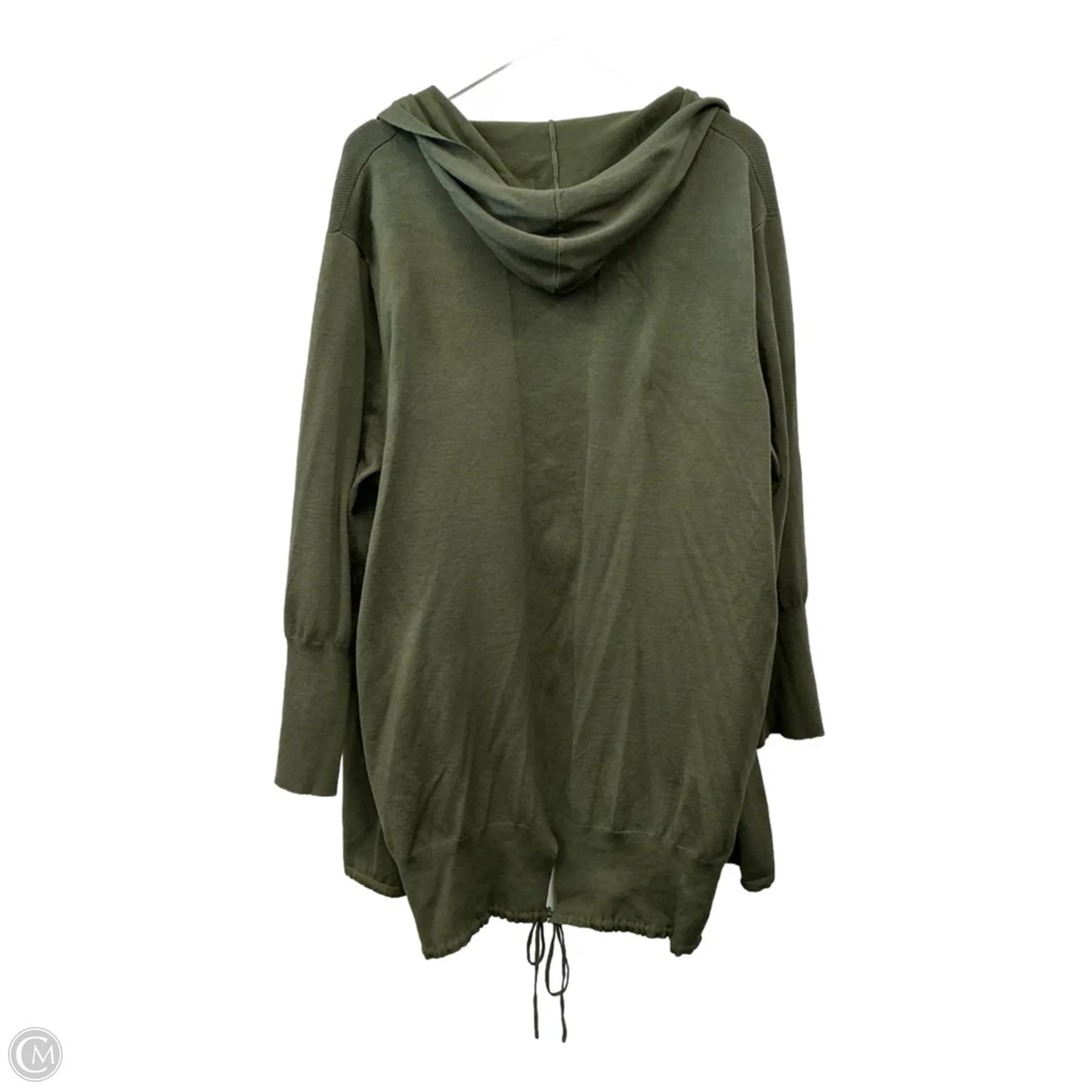 Sweater Cardigan By Clothes Mentor In Green, Size: 3x
