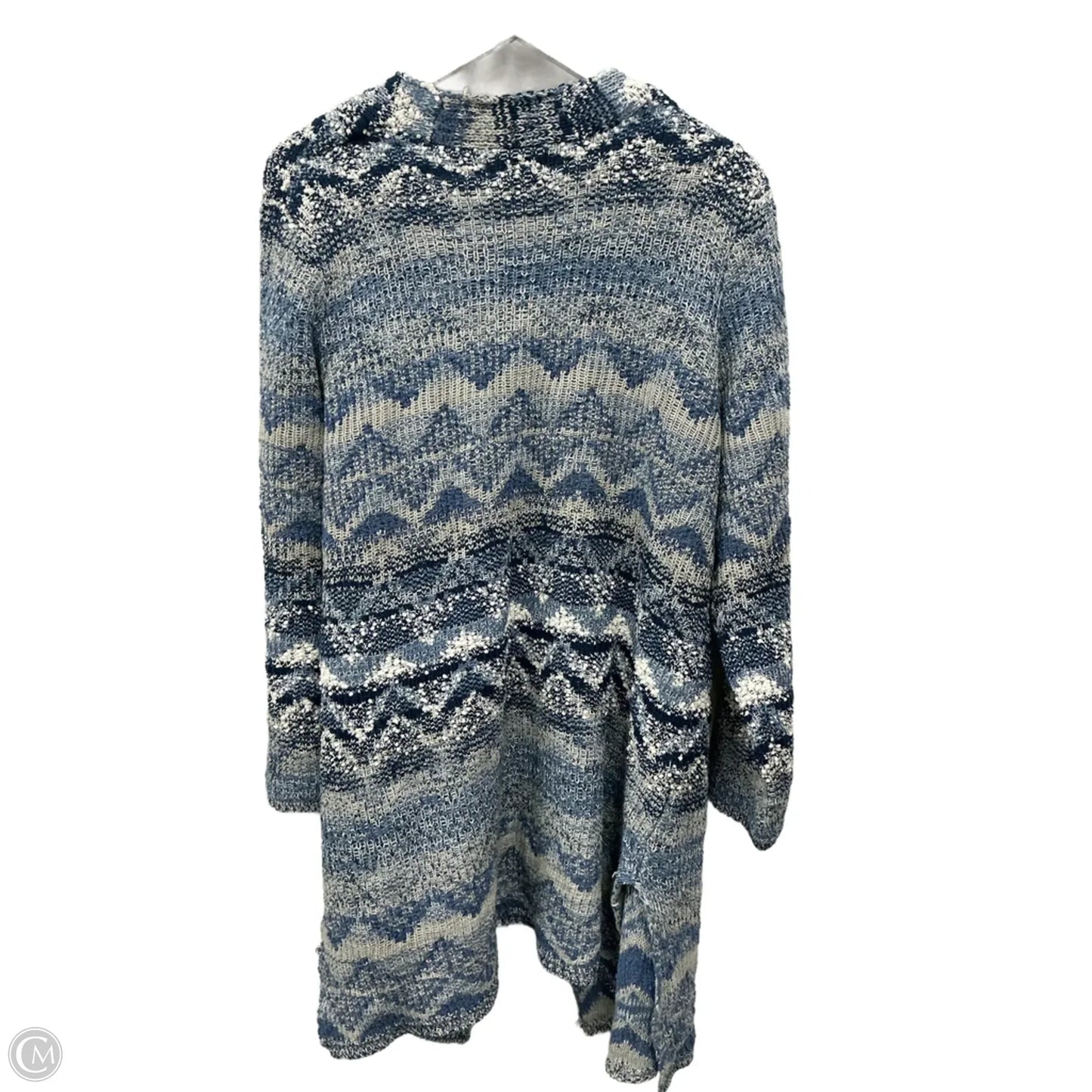 Sweater Cardigan By Clothes Mentor In Blue, Size: 2x