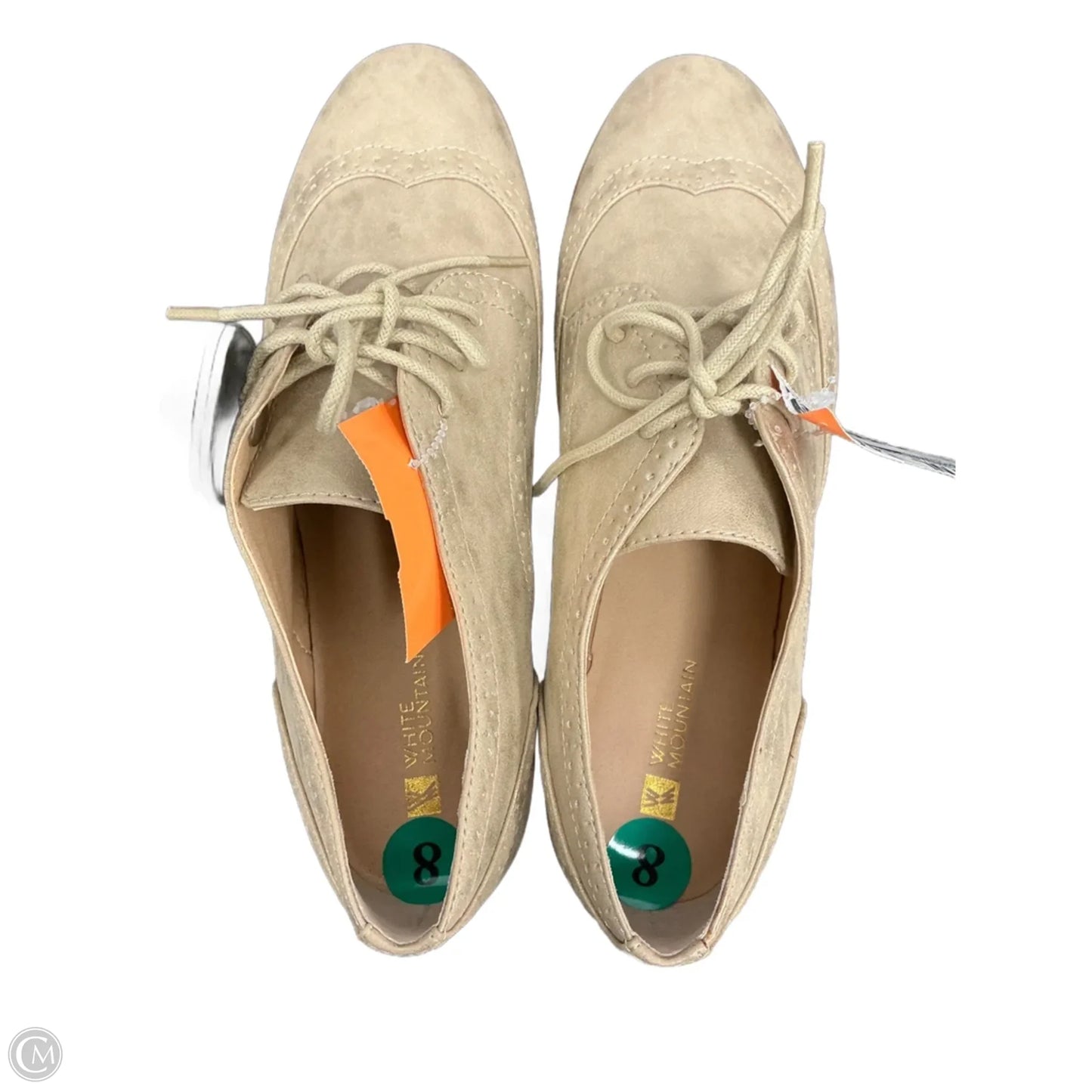 Shoes Flats By White Mountain In Gold, Size: 8