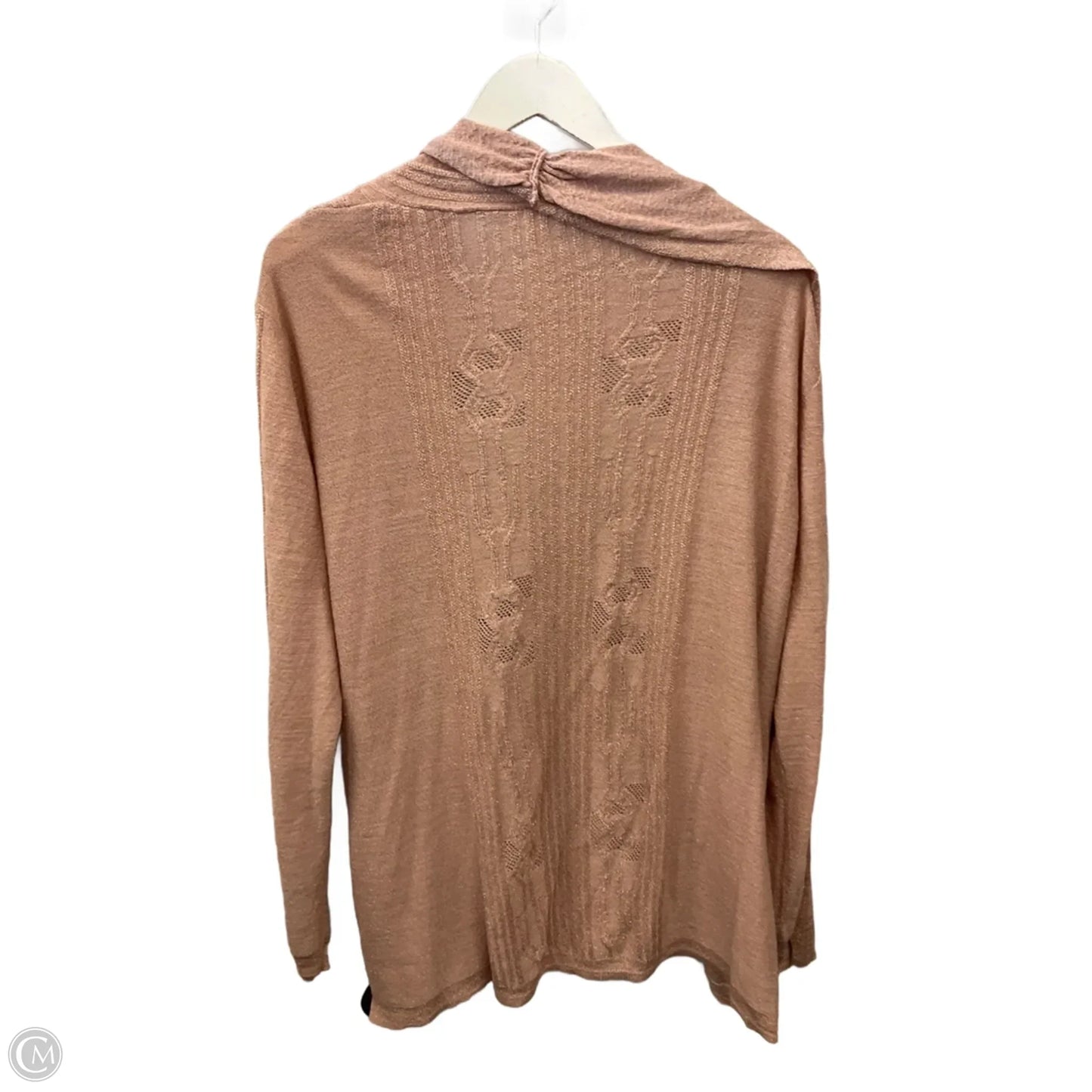 Cardigan By Clothes Mentor In Pink, Size: 3x