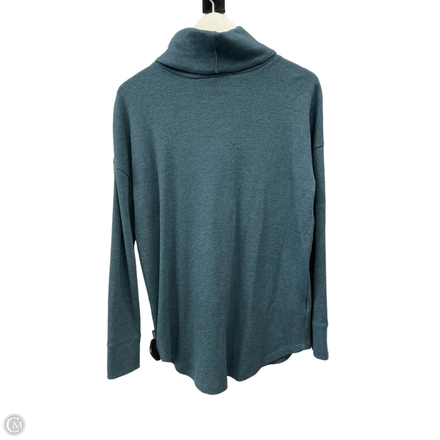 Top Long Sleeve By Eddie Bauer In Teal, Size: M