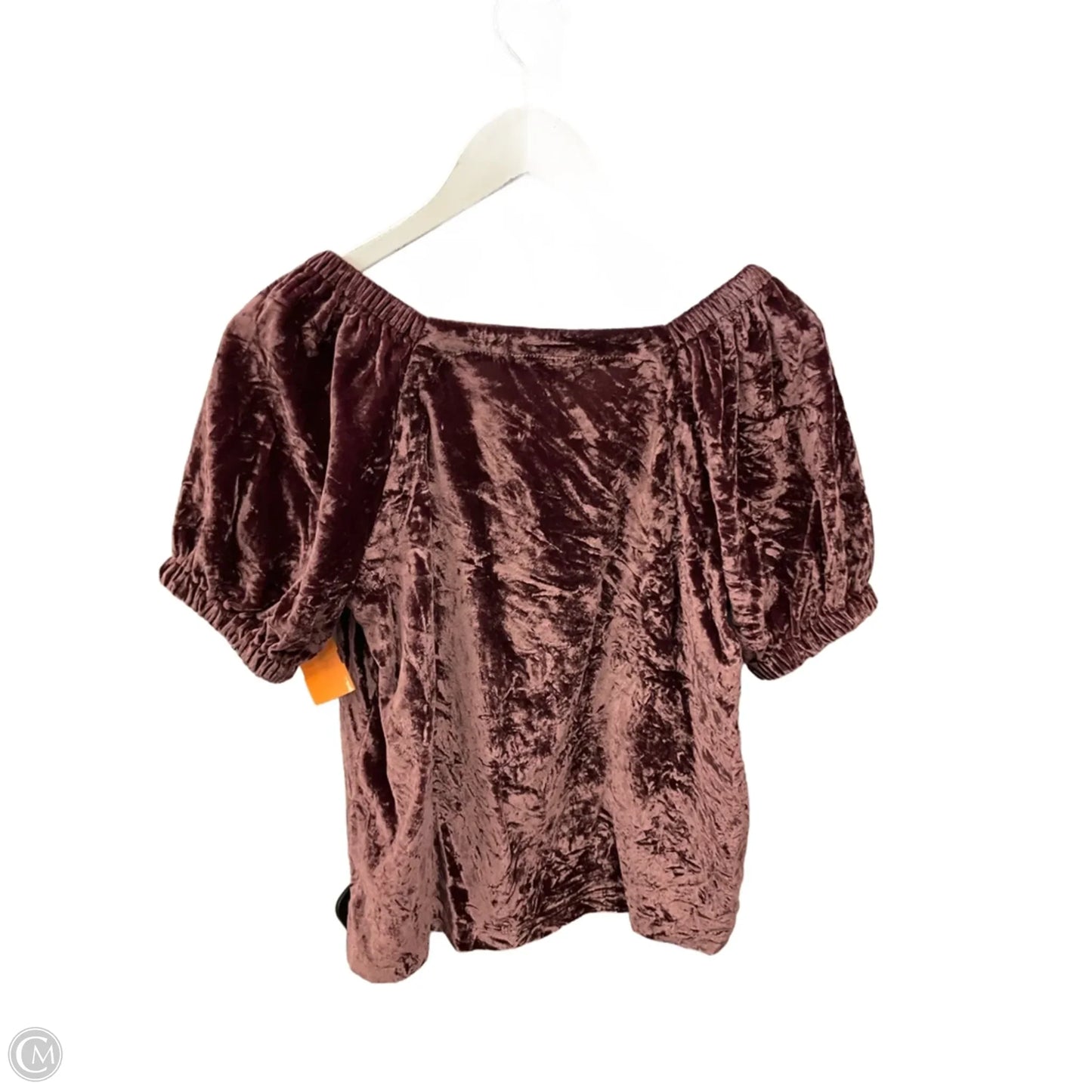 Top Short Sleeve By Loft In Purple, Size: M